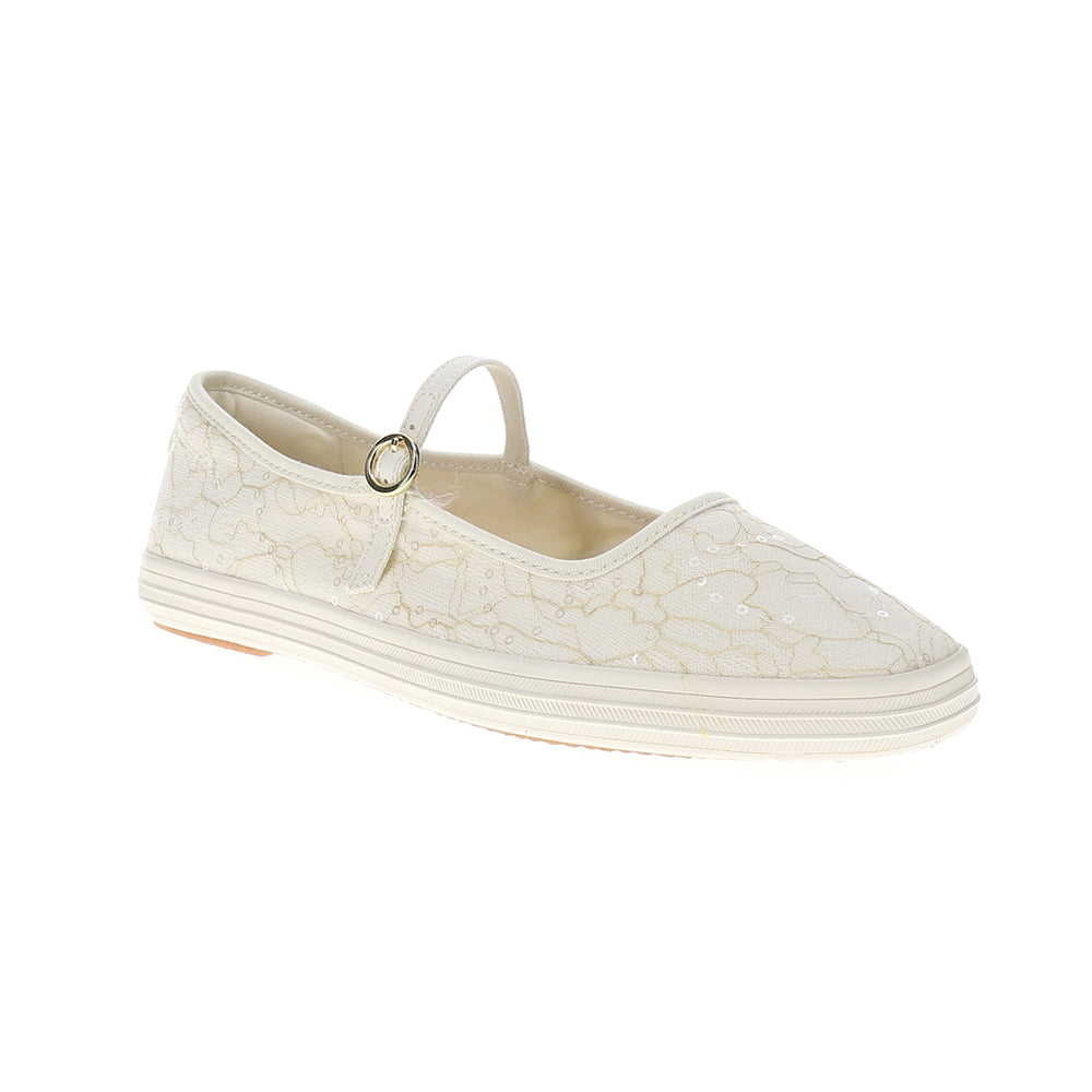 Square Toe Mary Jane Floral Lace Celebrations Flats、mySite、gtrtttuynbv
