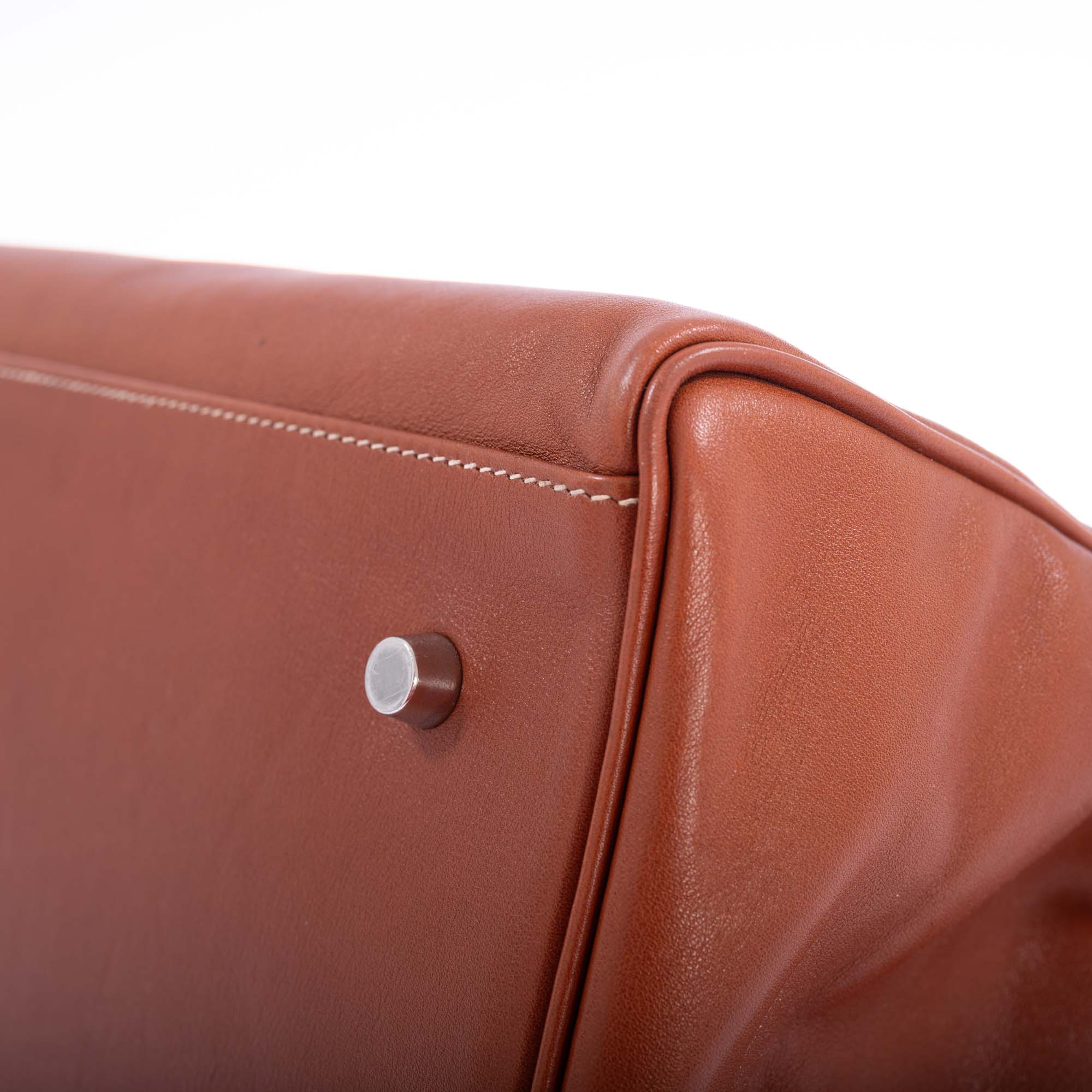 Hermès Kelly 50 Relax Travel Bag Fauve Box Leather Palladium Hardware、mySite、garminoutage.com