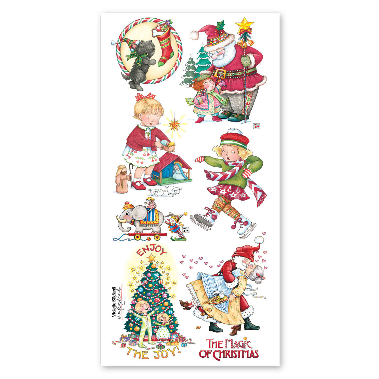  Mary Engelbreit's Magic of Christmas Stickers、mySite、ghnorth
