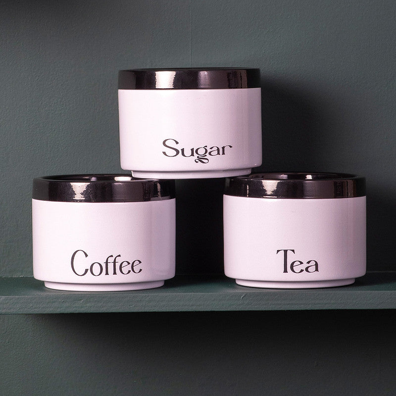 Stainless Steel Jar Canister Set | Grey | Set of 3、mySite、camillekostekn