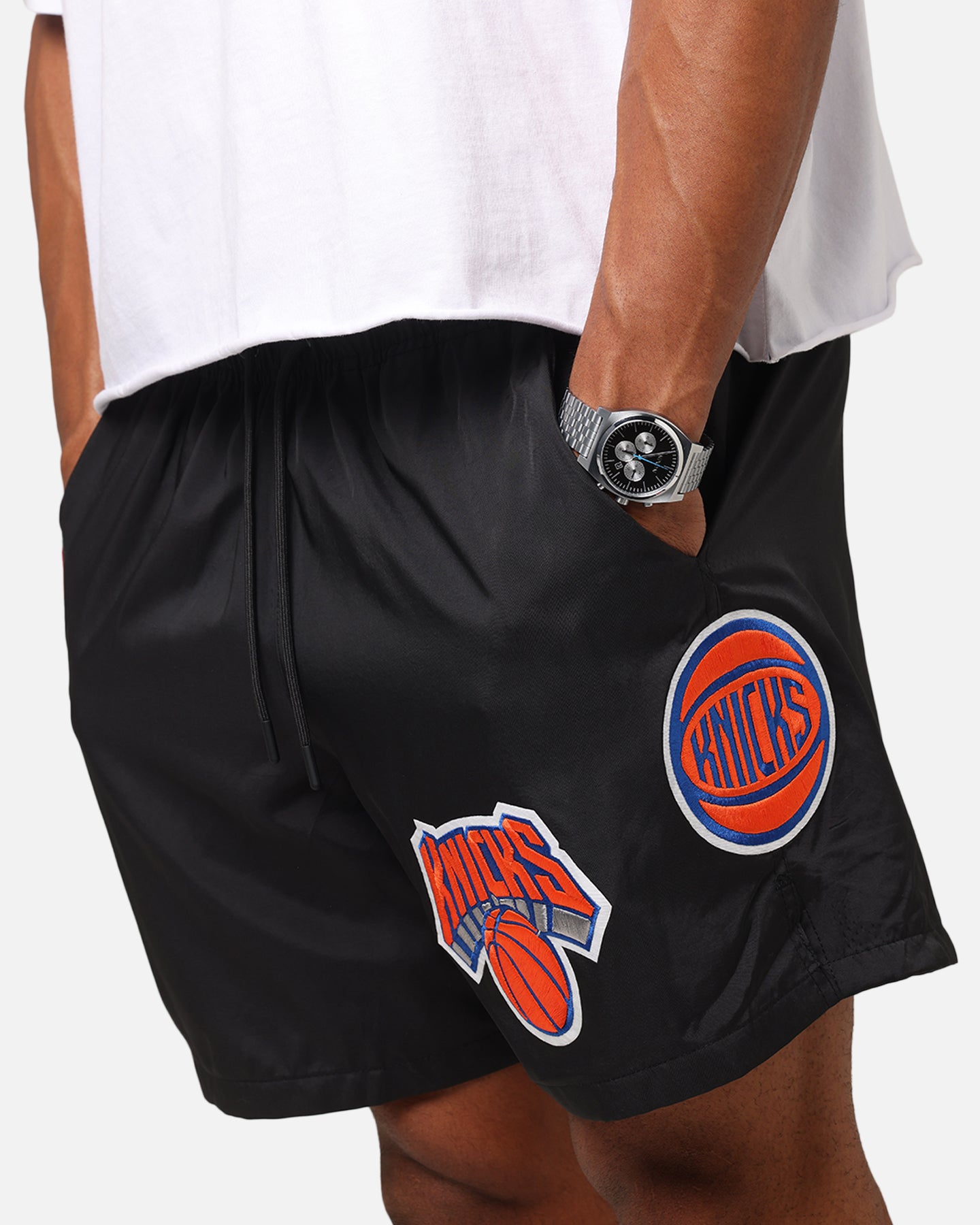 Pro Standard New York Knicks Classic Woven Shorts Black、mySite、zt4zffjzw