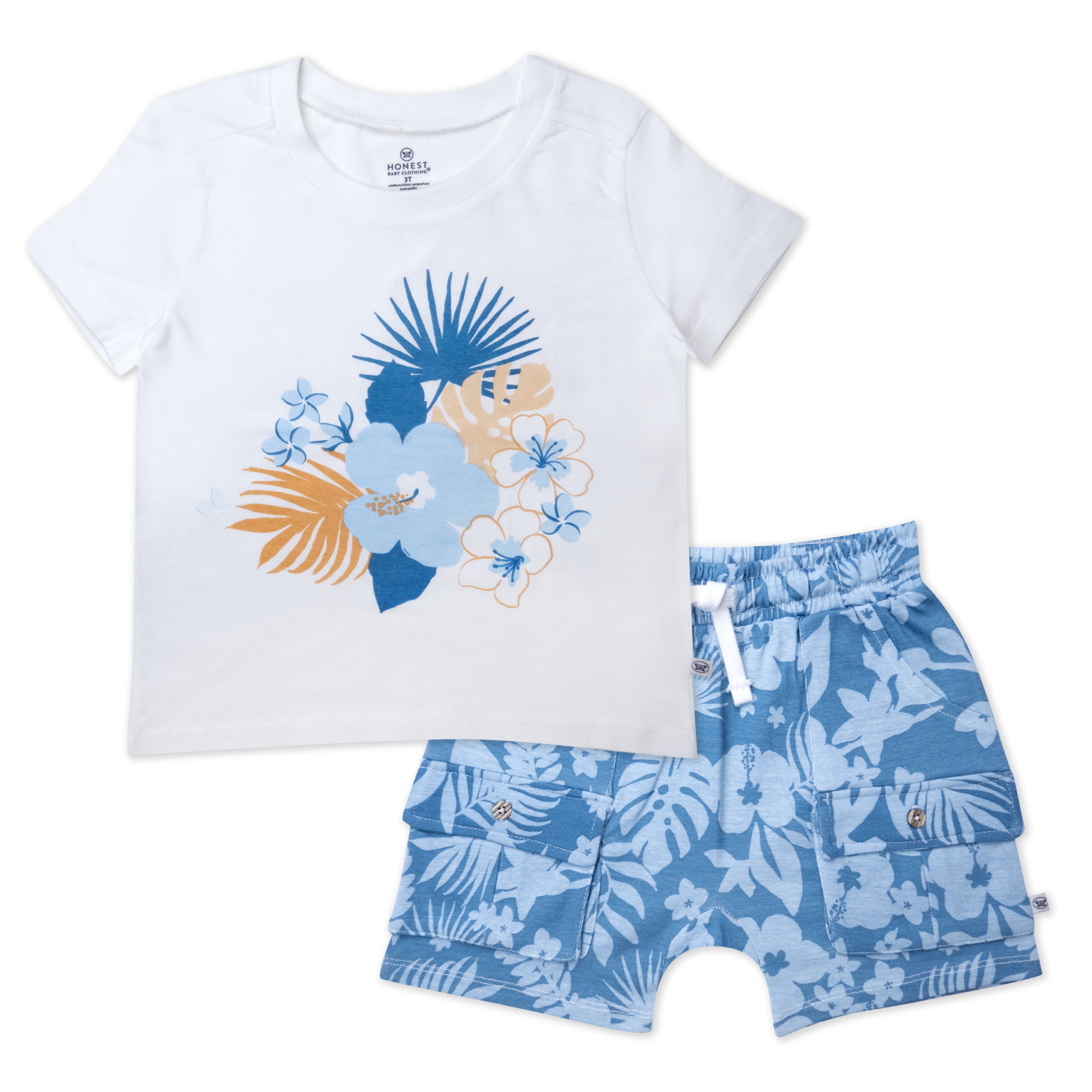  Toddler 2-Piece Short Sleeve and Short Set、mySite、layawaytickets