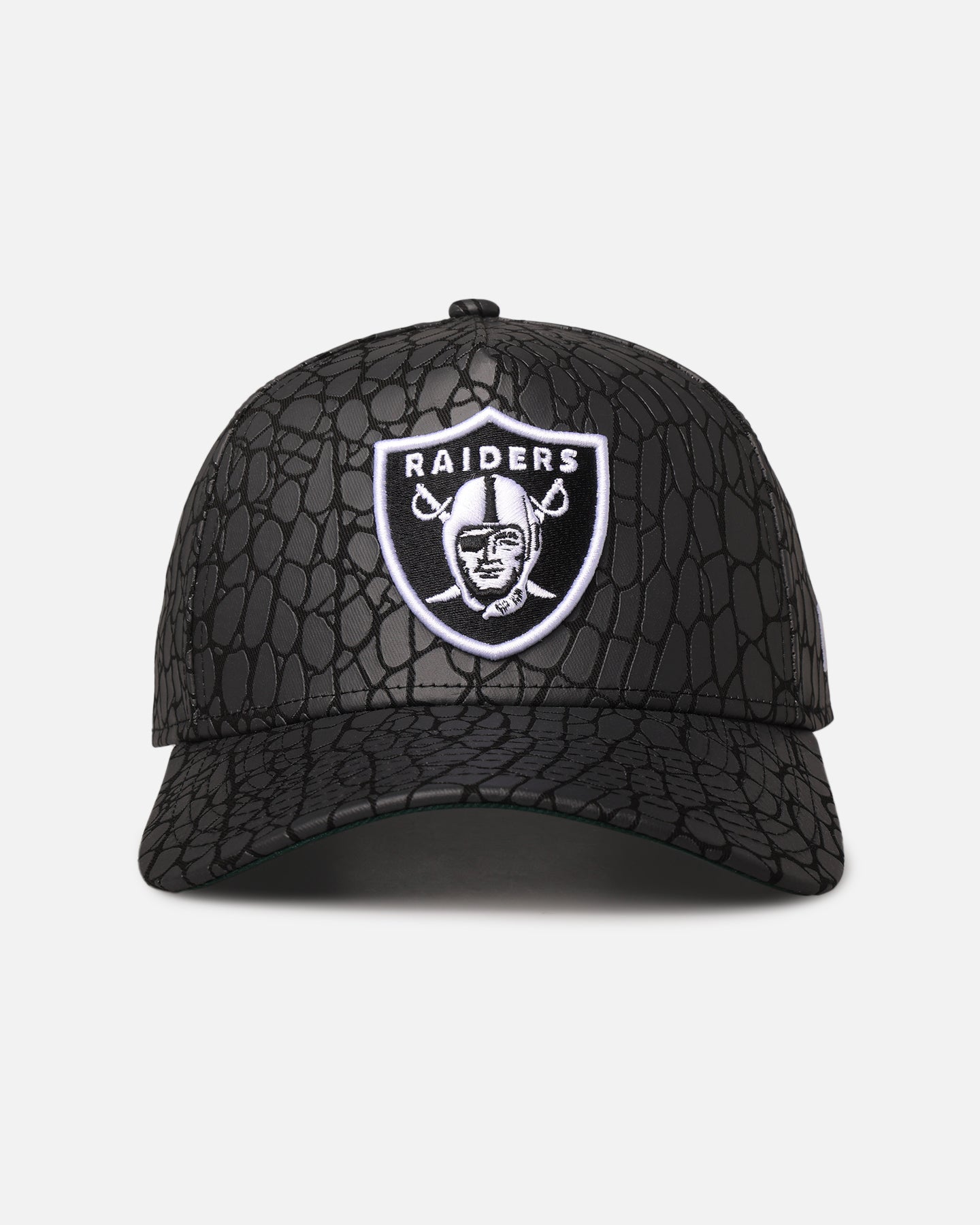 New Era Las Vegas Raiders 'Croc Skin' 9FORTY A-Frame Snapback Black、mySite、zt4zffjzw