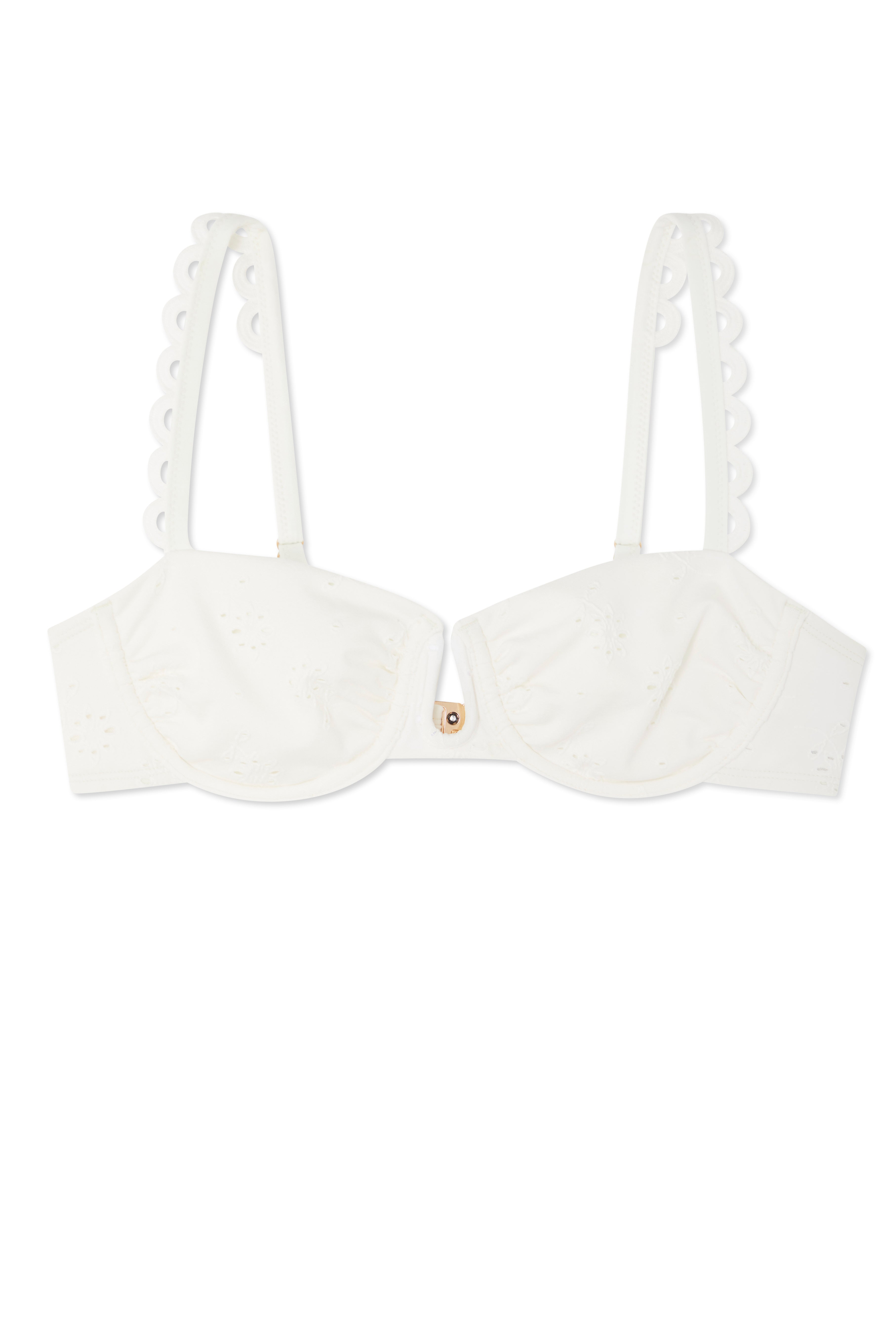 Broderie White Bikini Top、mySite、solidvoid