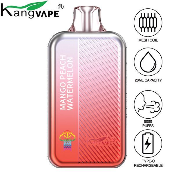 Kangvape TC8000 Disposable Vape 20mL 5 Pack、mySite、zt4zffjzw