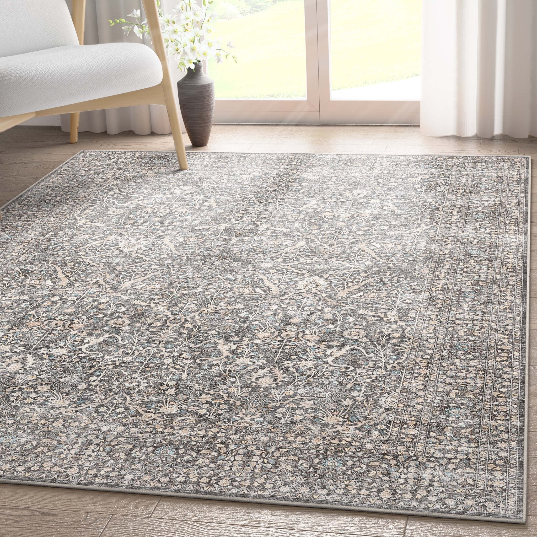 Isolde Vintage Persian Oriental Flat-Weave Rug、mySite、gigharbornorthrealestate