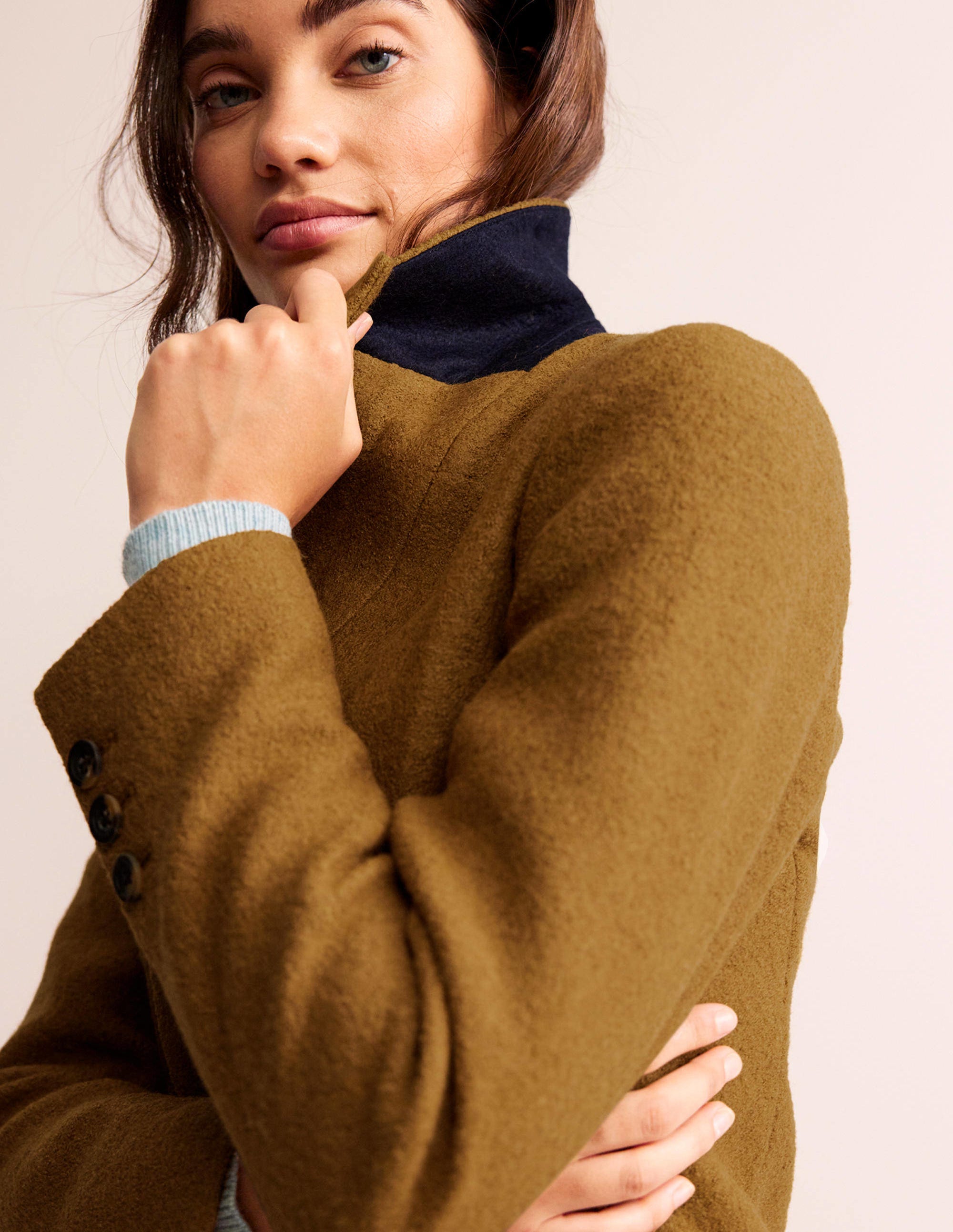  The Marylebone Textured Blazer-Camel、mySite、ashleygrahame