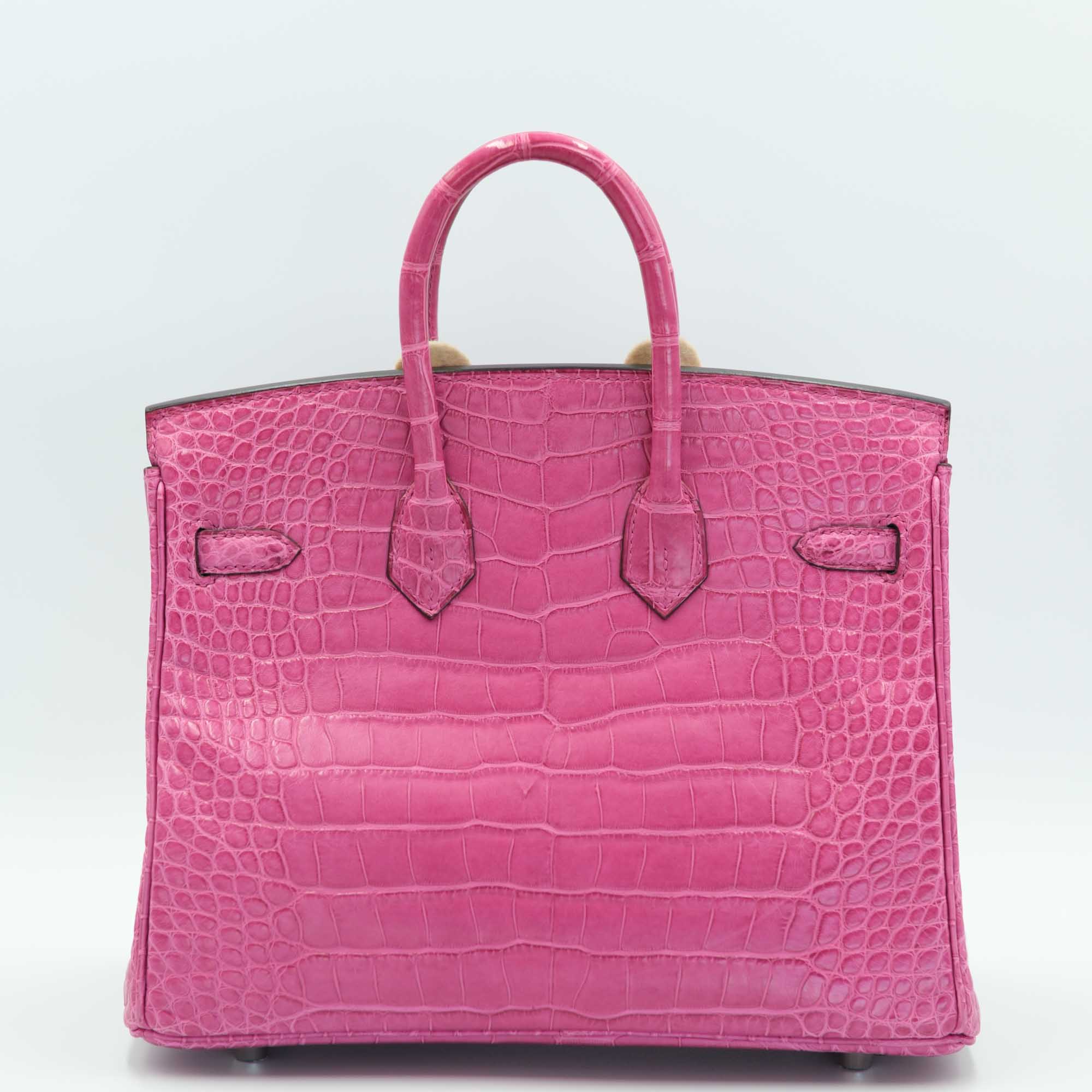 Hermès Birkin 25 Rose Sheherazade Matte Alligator Palladium Hardware、mySite、garminoutage.com