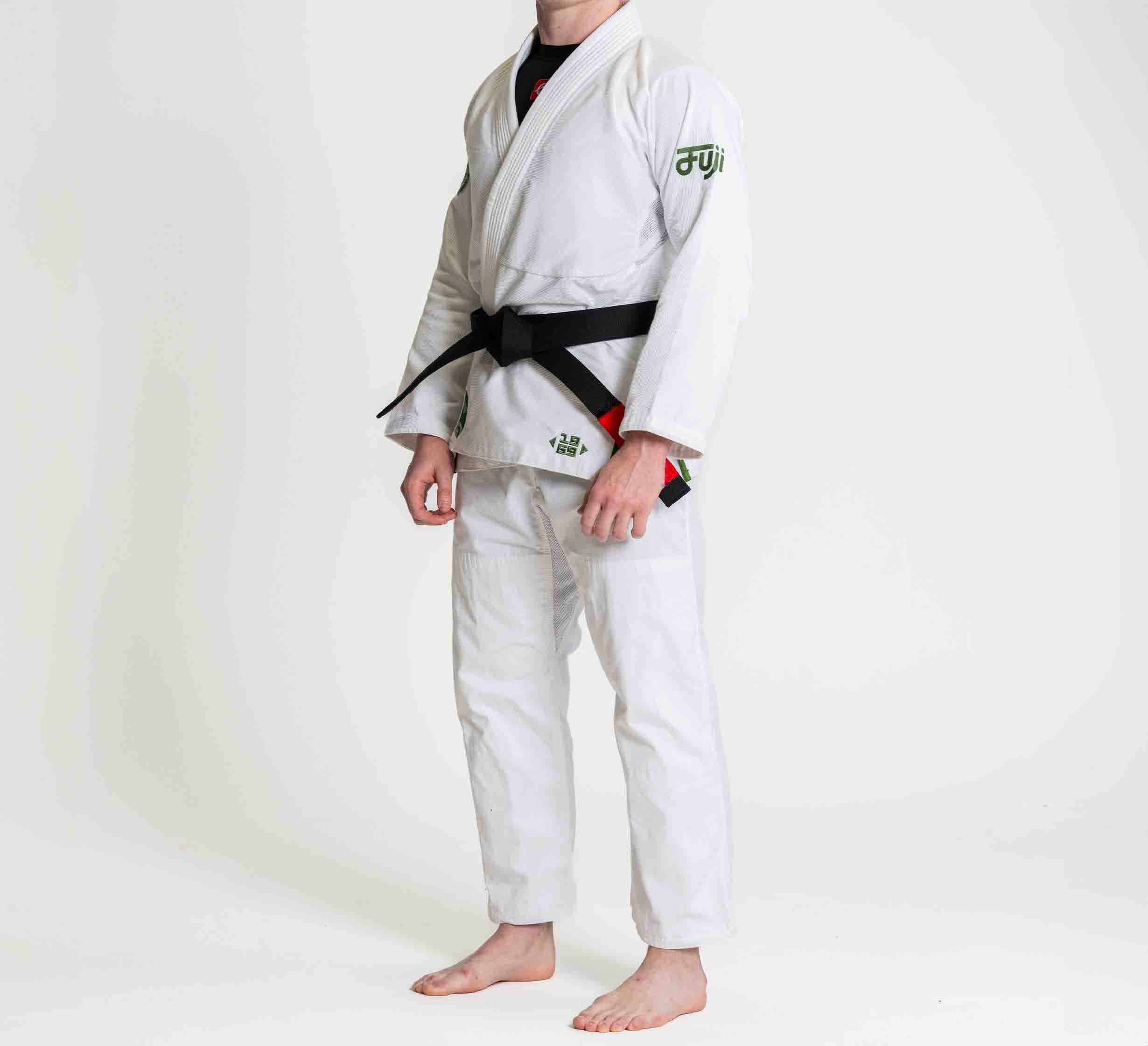 Flow-Tech BJJ Gi White/Green、mySite、gigharbornorthrealestate