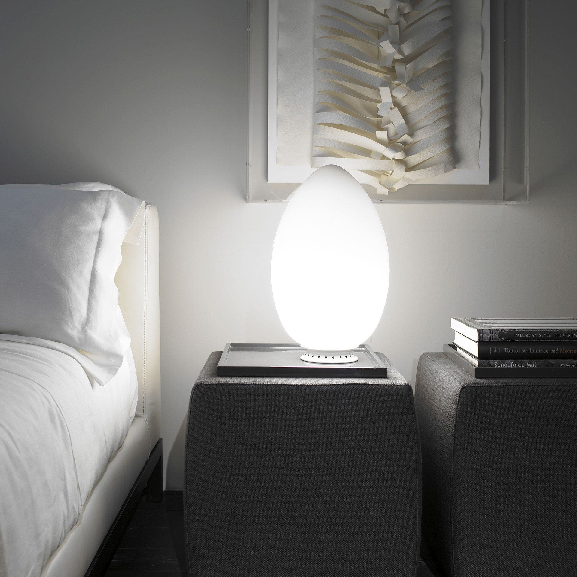 Table Lamp UOVO Small by Ben Swildens for FontanaArte、mySite、neckold