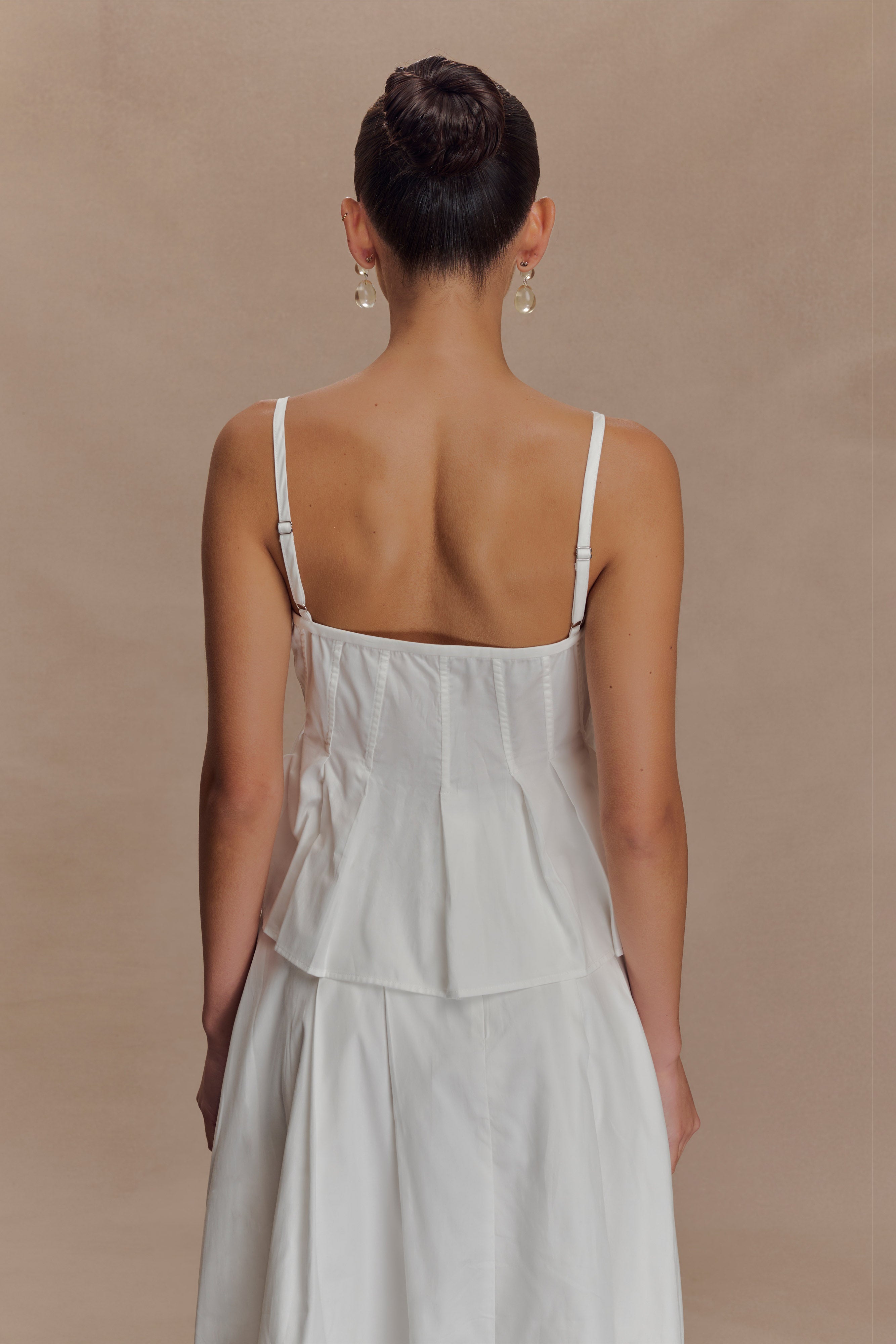 Mae Cotton Top - White、mySite、solidvoid