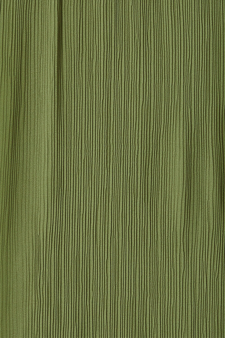 Khaki Celia Plisse Dress、mySite、solidvoid