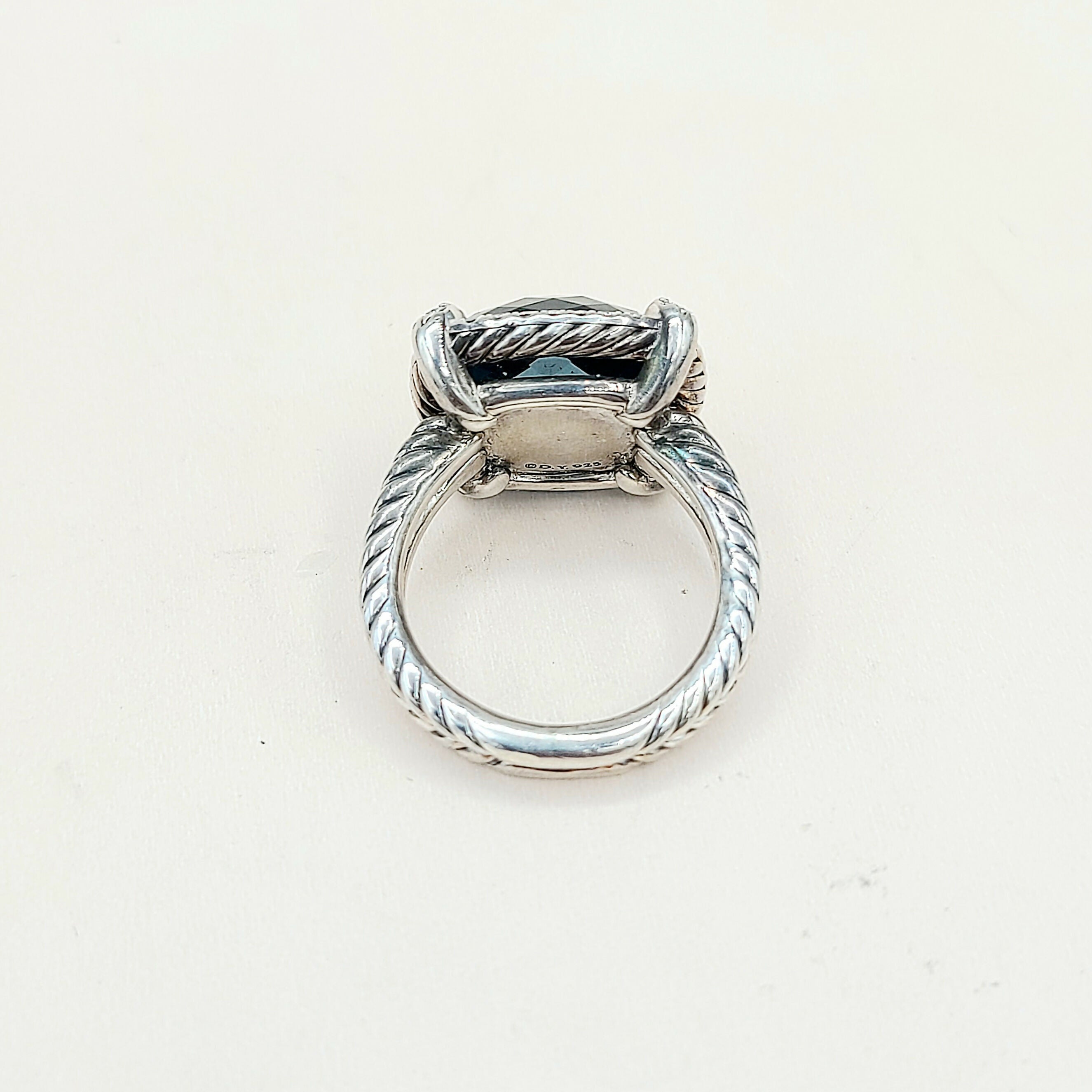 David Yurman Chatelaine Ring Hampton Blue Topaz & Diamond、mySite、hinf8tx79