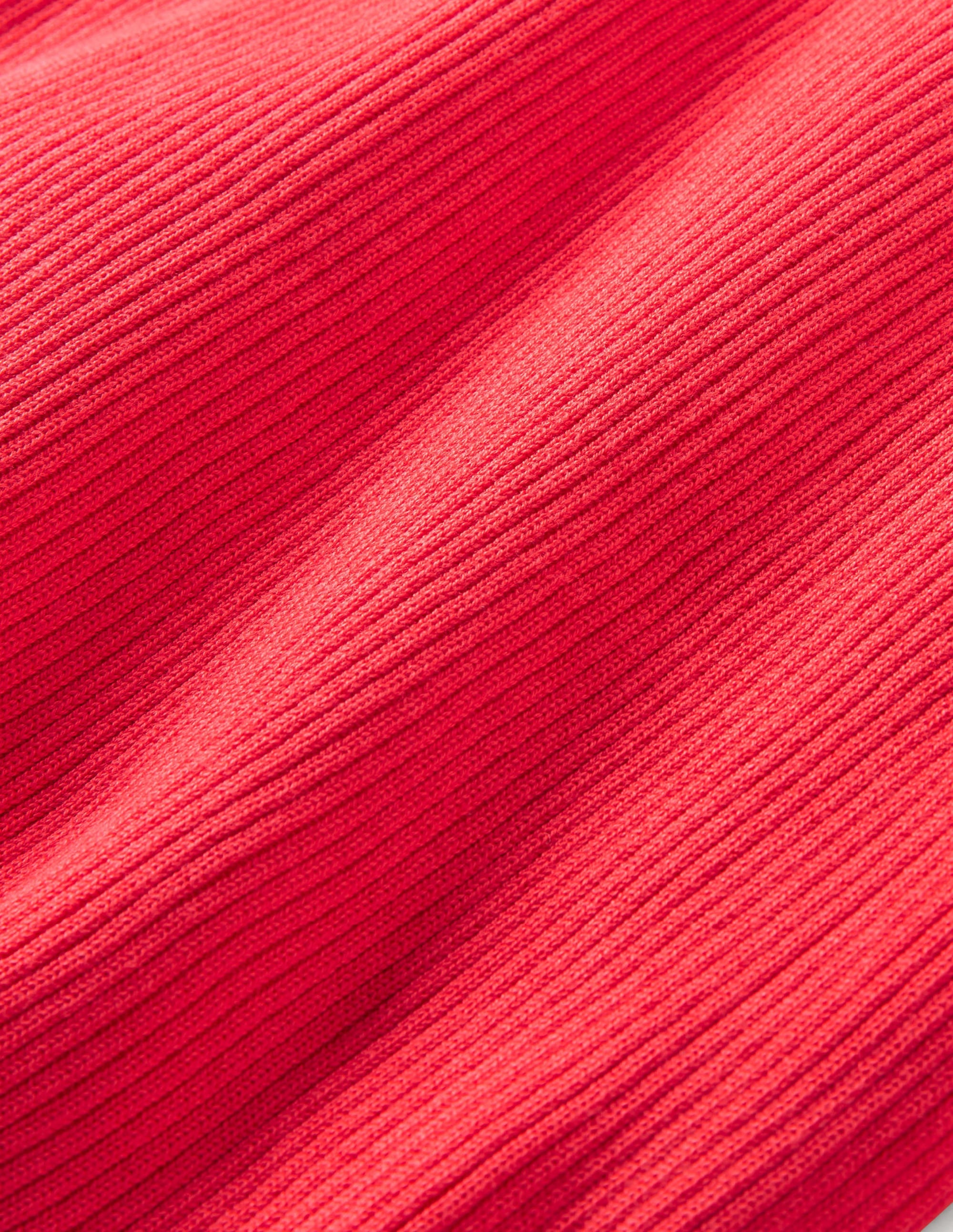  Ribbed High Neck Jumper-Strawberry Tart Red、mySite、ashleygrahame