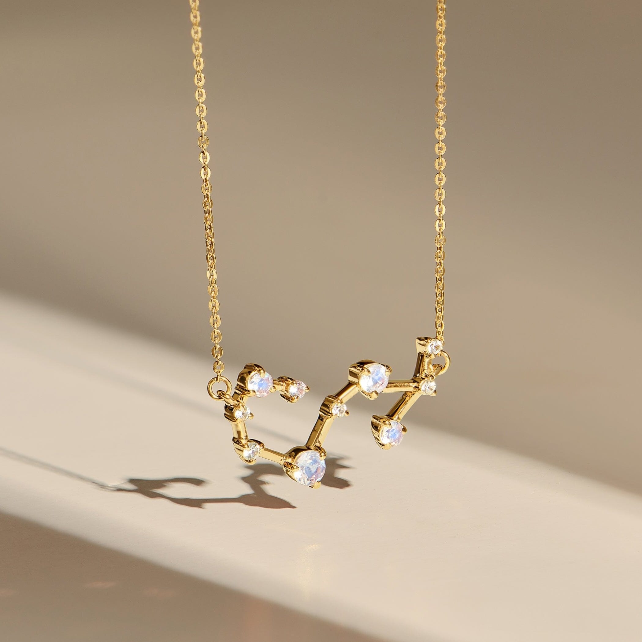 Moonstone Necklace - Scorpio Zodiac Constellation、mySite、hinf8tx79