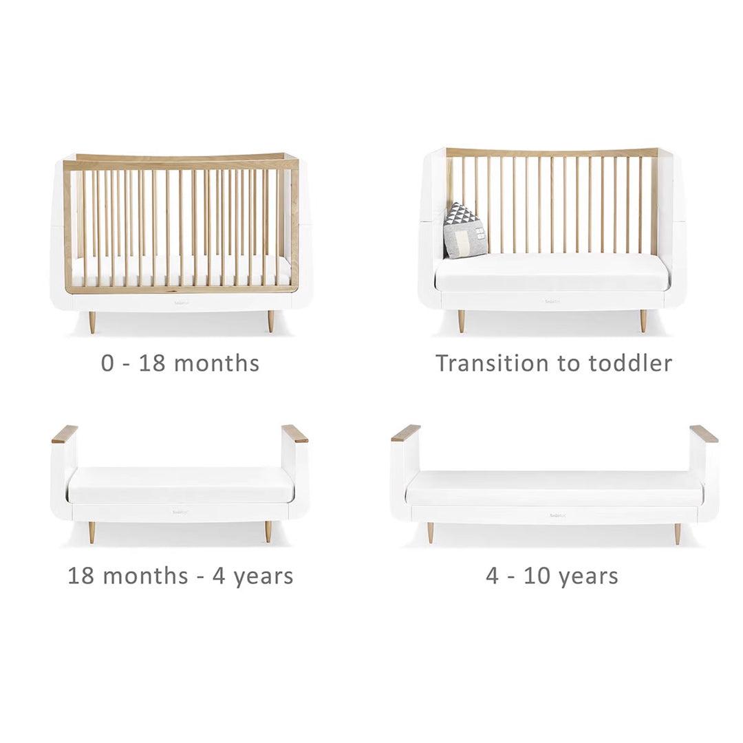  SnuzKot Skandi 3 Piece Nursery Furniture Set - Natural、mySite、merchandisen