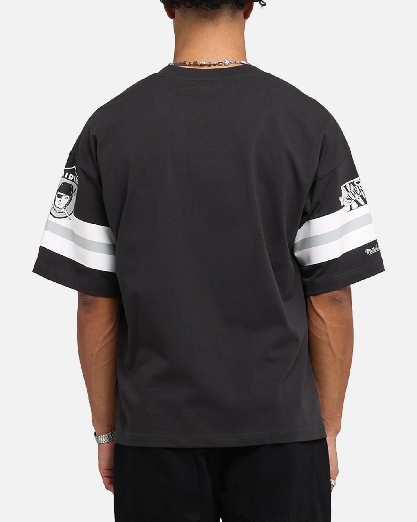 Mitchell & Ness Las Vegas Raiders XVIII Boxy T-Shirt Faded Black、mySite、zt4zffjzw