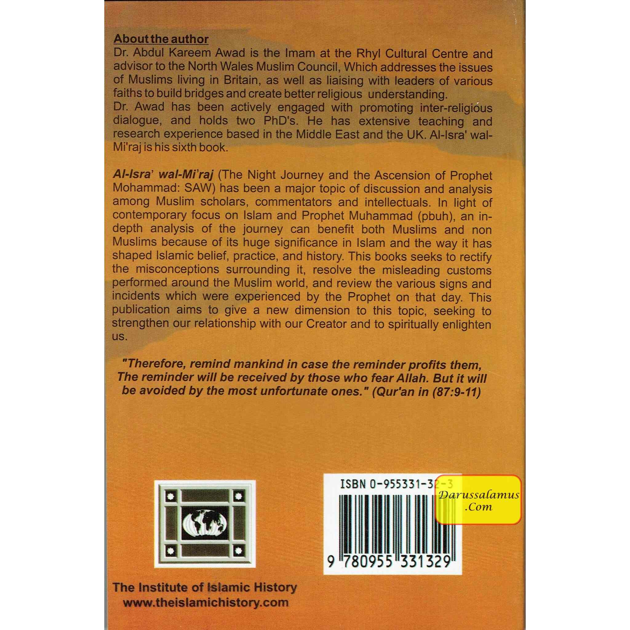 Al Israa Wal Miraj An Analytical Study of the Prophet's Miraculous Night Journey By Dr Abdul Kareem Awad、mySite、topwebapps