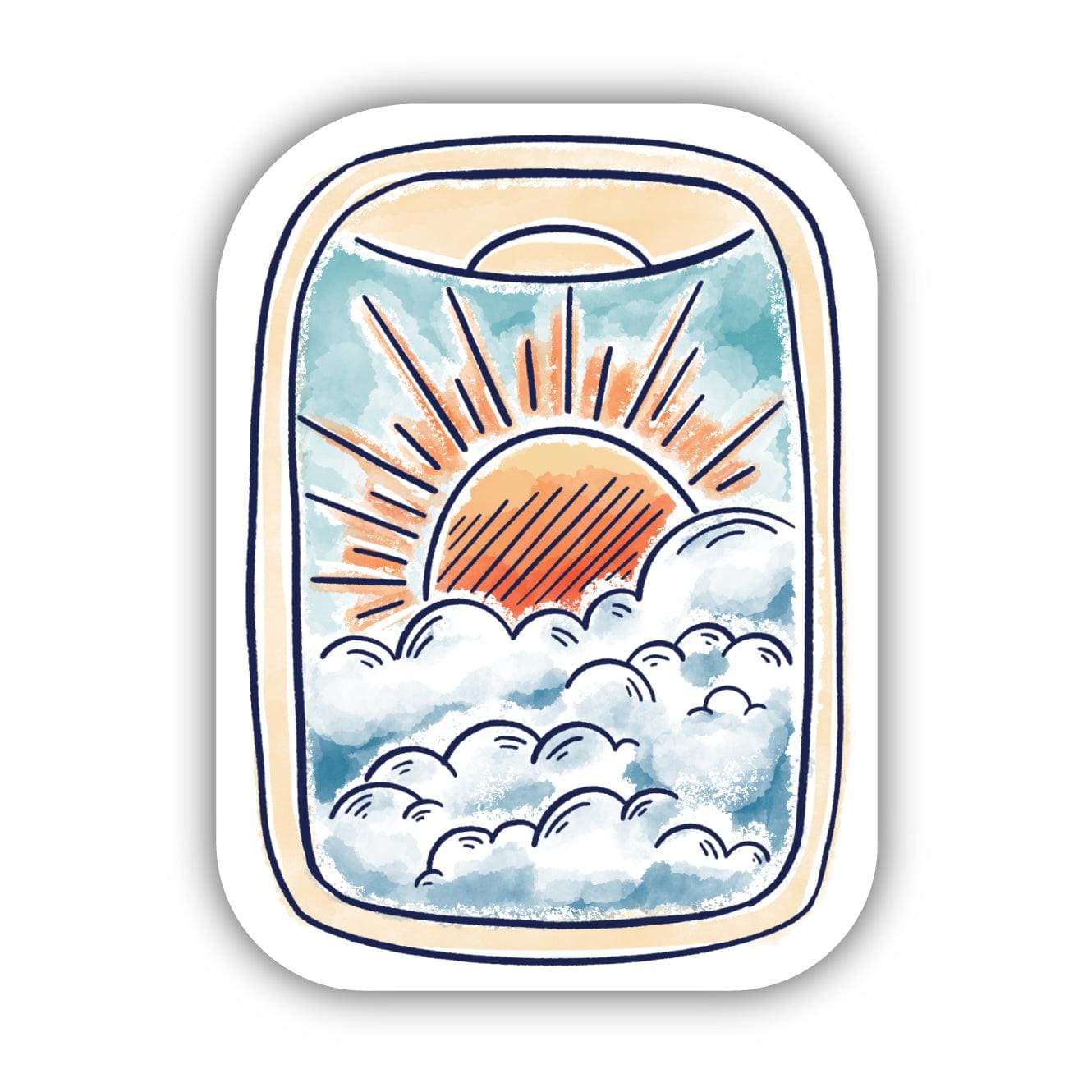  Airplane Window Travel Sticker、mySite、ghnorth