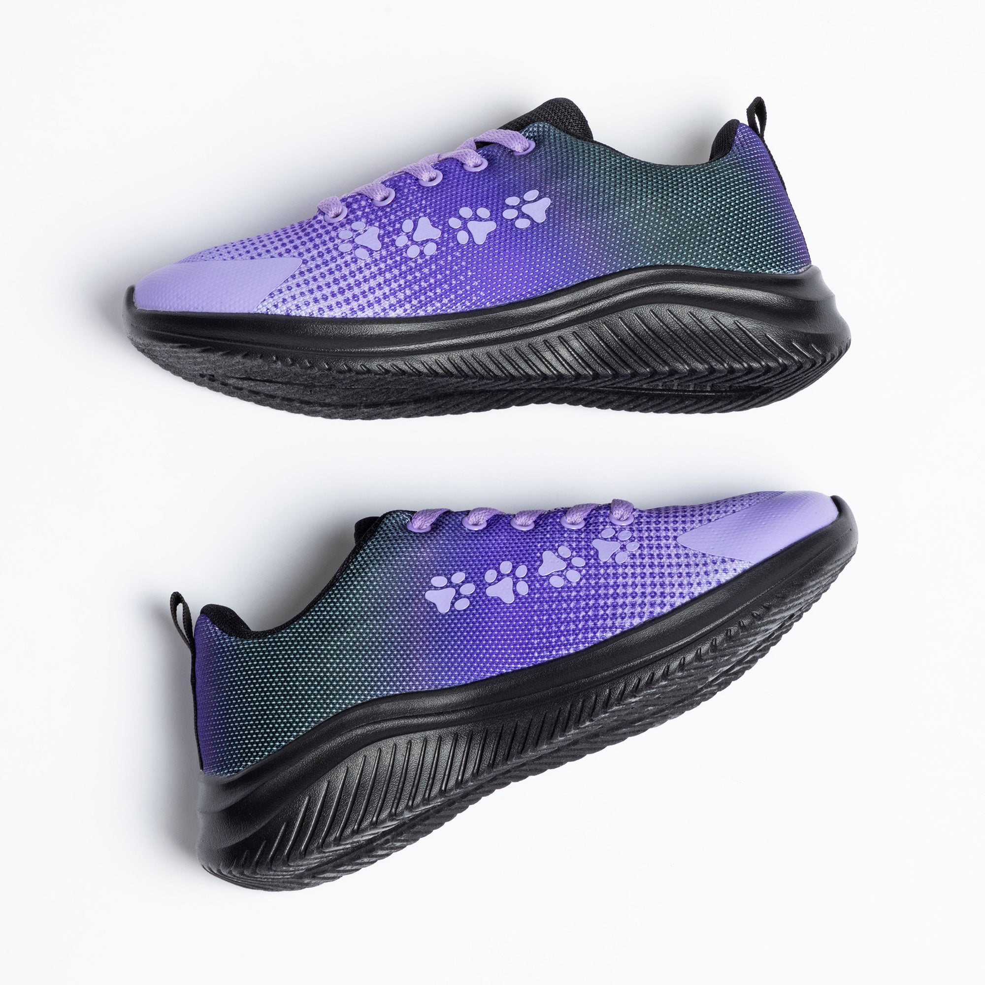 Ombre Paw Print Walking Shoes、mySite、camillekostekn