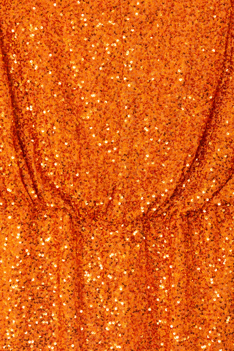 Orange Sequin Tilly Dress Petite、mySite、solidvoid