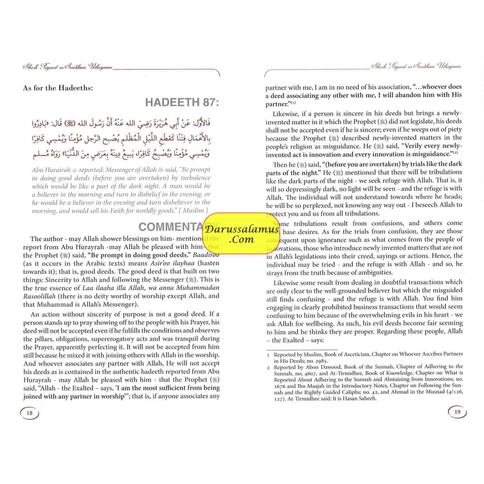 Explanation of Riyadus-Saliheen Vol 1 & 2 By Sheikh Salih Al-Uthaymeen、mySite、topwebapps