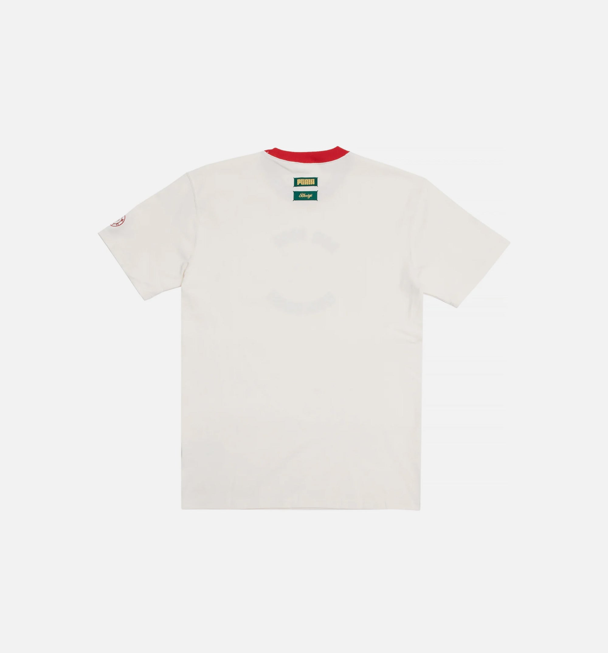 Rhuigi Graphic Mens Short Sleeve Shirt - White/Red、mySite、dreamappss