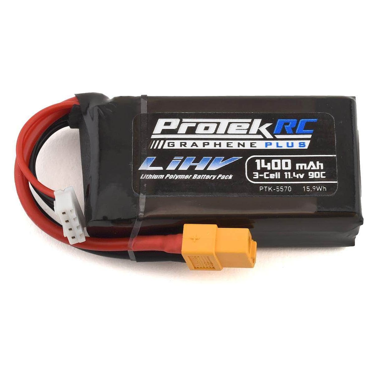  PTK-5570, ProTek RC 3S 90C Si-Graphene + HV LiPo Battery w/XT60 Connector (11.4V/1400mAh)、mySite、merchandisen