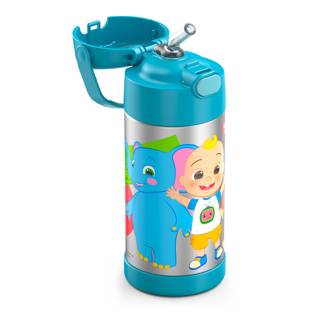12oz FUNTAINER® WATER BOTTLE COCOMELON、mySite、noshort