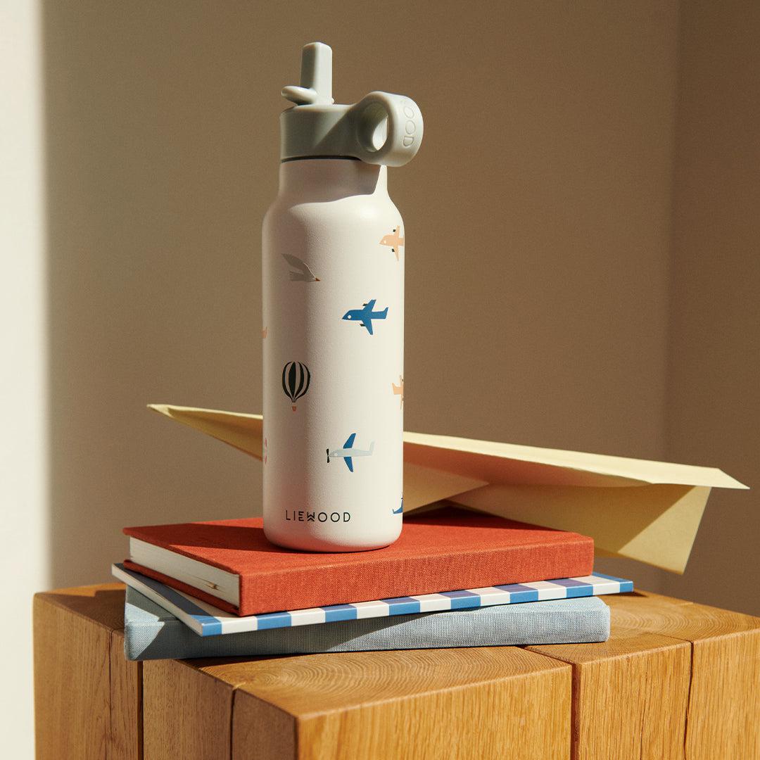  Liewood Falk Water Bottle 350ml - Aviator / Ecru、mySite、merchandisen