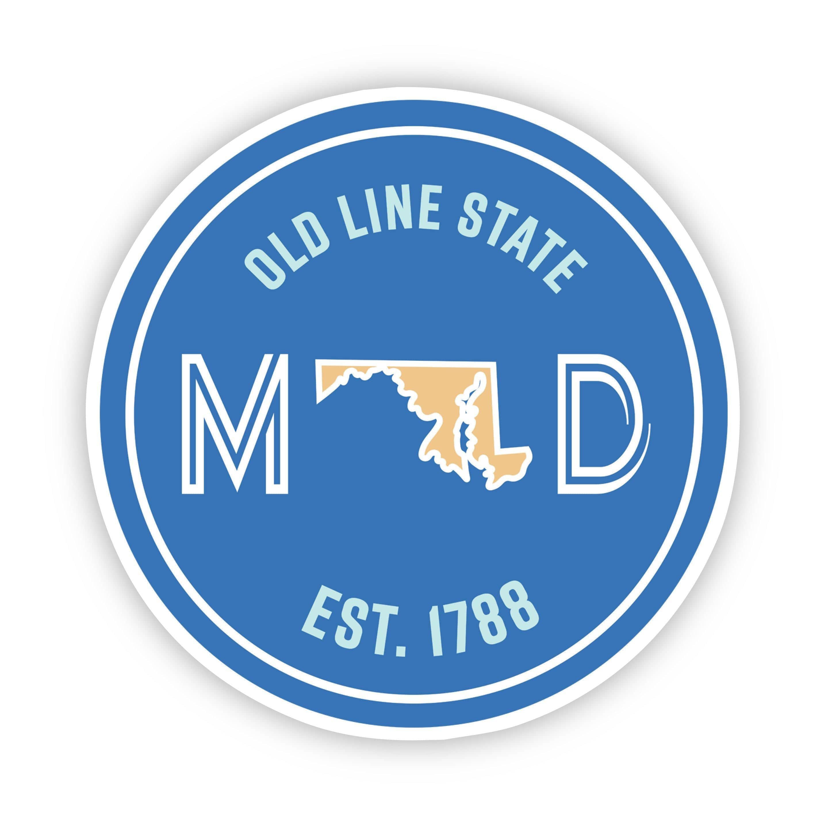  Old Line State Maryland Sticker、mySite、elrpsem3k