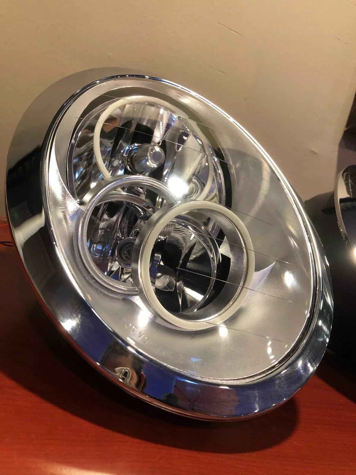 USED ORACLE 2005-2008 Mini Cooper HEADLIGHTS WITH WHITE PLASMA HALOS 7103-051、mySite、nflplayoffbracketp