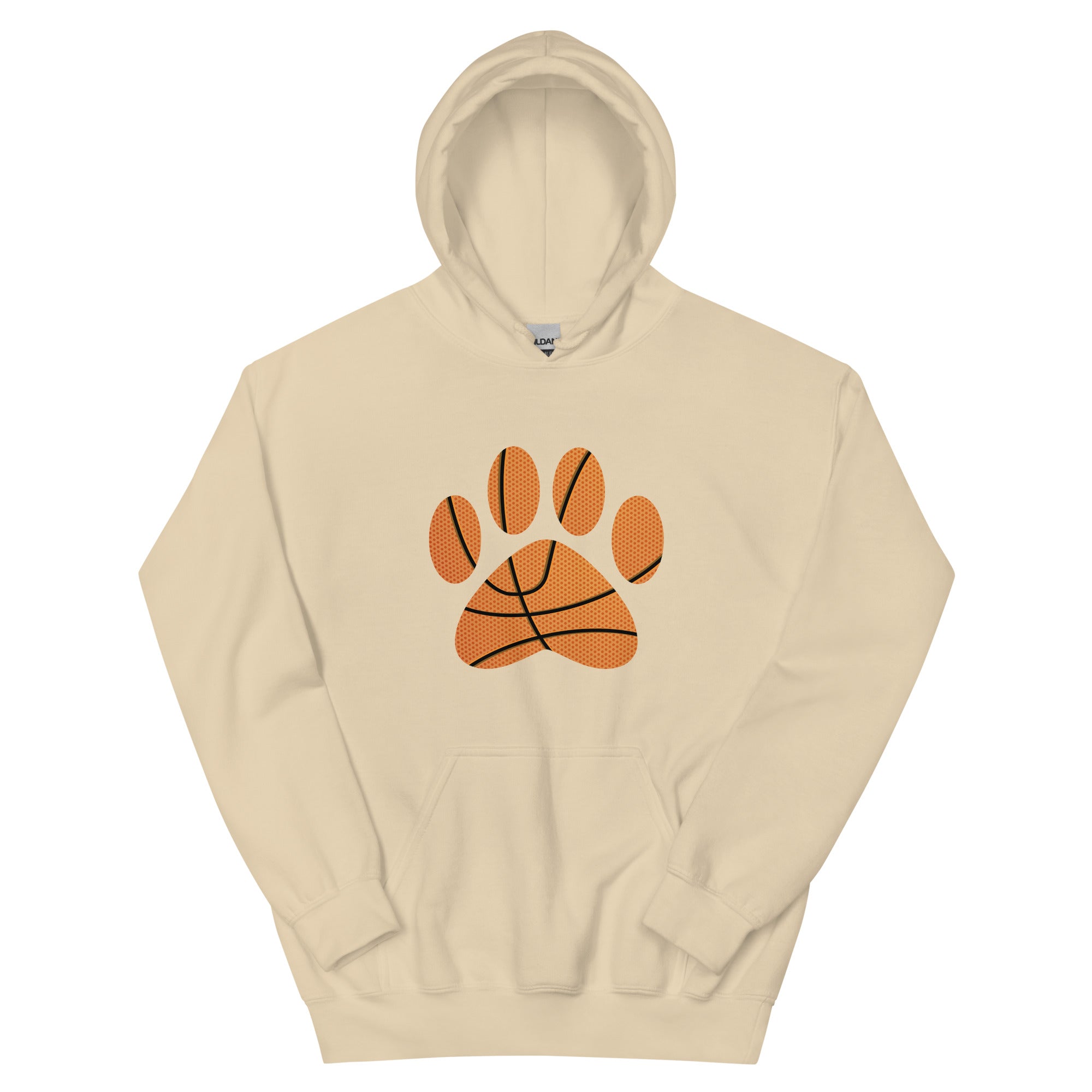 Basketball Paw Print Hoodie、mySite、camillekostekn