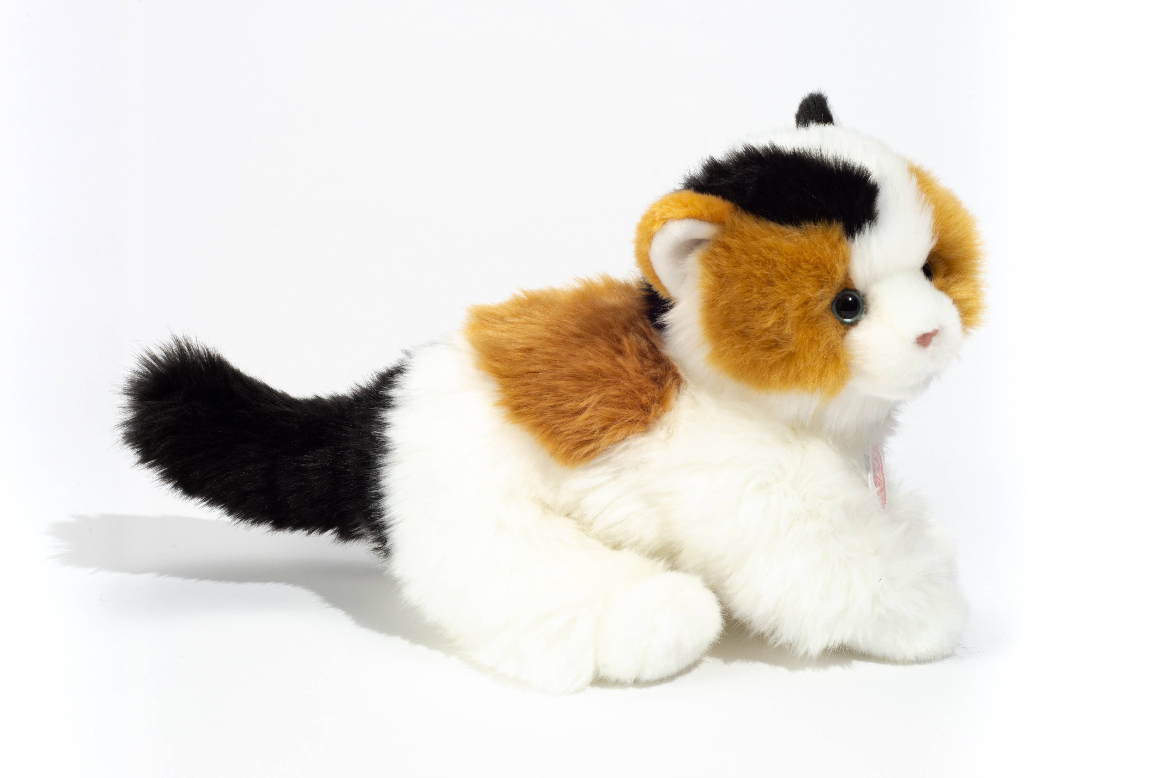 Calico Plush Kitty Cat 24 cm - plush soft toy by Teddy Hermann、mySite、g9winljtr