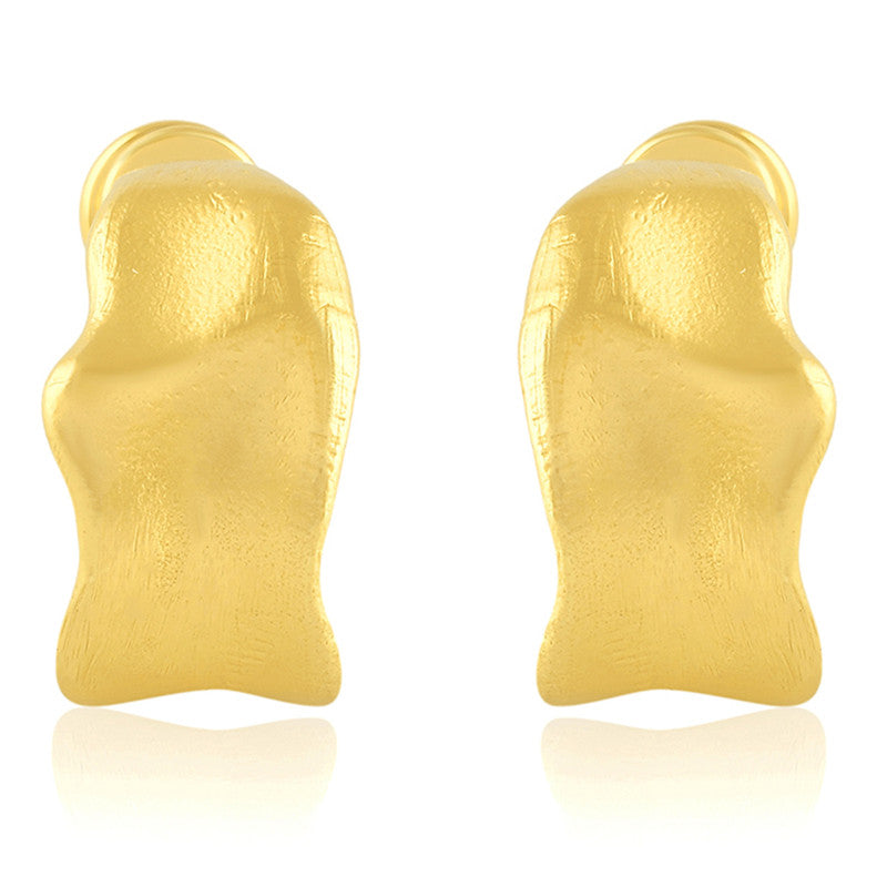 Mini Crimped Hoop Earrings | 14K Gold Plated、mySite、camillekostekn