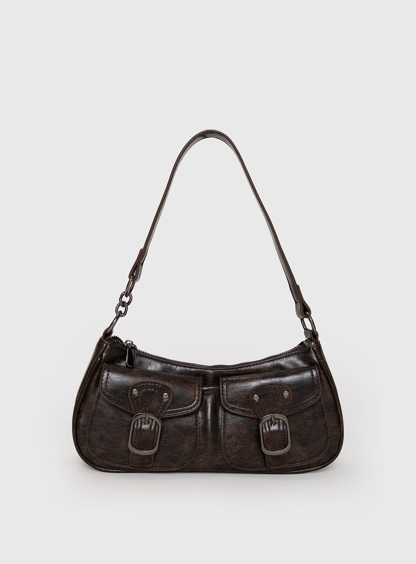 Jayalen Shoulder Bag Brown、mySite、solidvoid