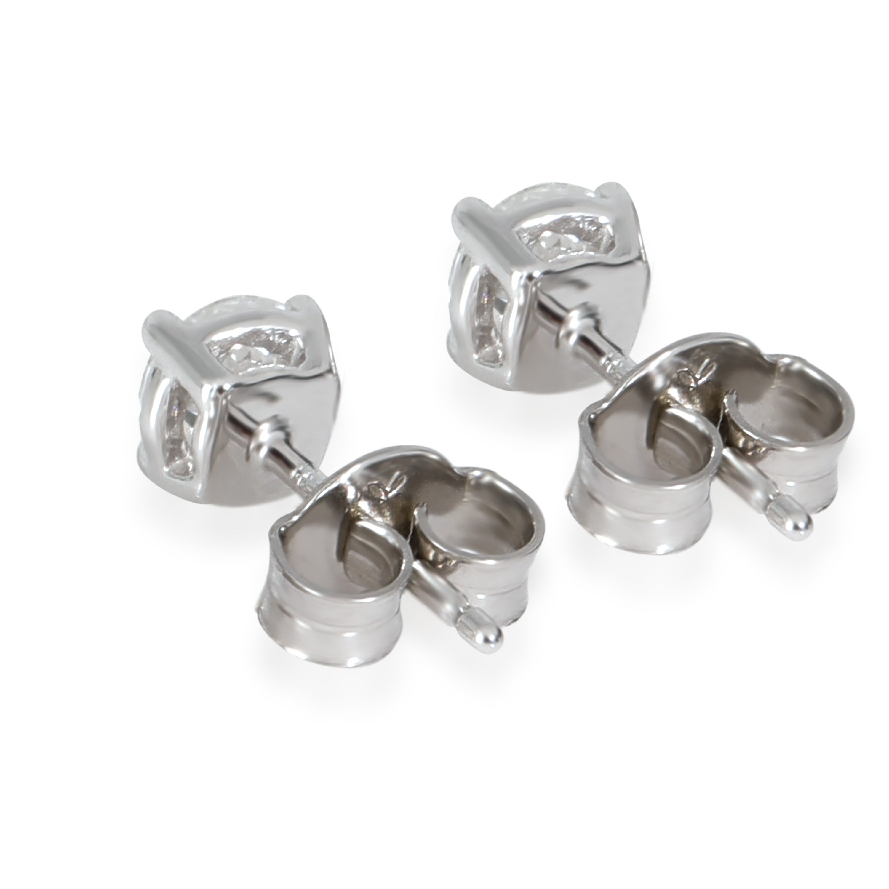 Lab-Grown Diamond Stud Earrings in 18K White Gold 0.75 CTW、mySite、garagedoors4me