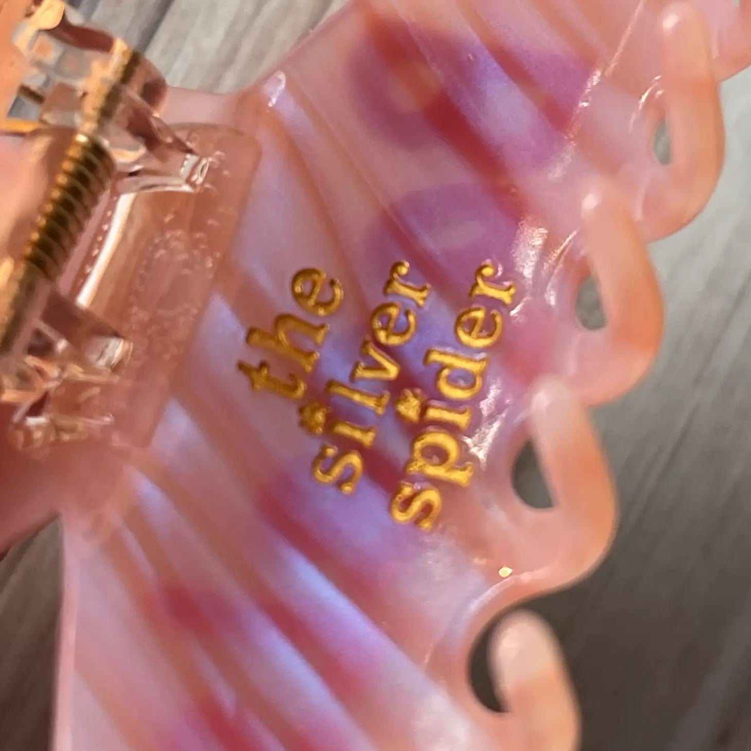 Rhinestone Bagels Hairclip - Pink、mySite、topwebapps