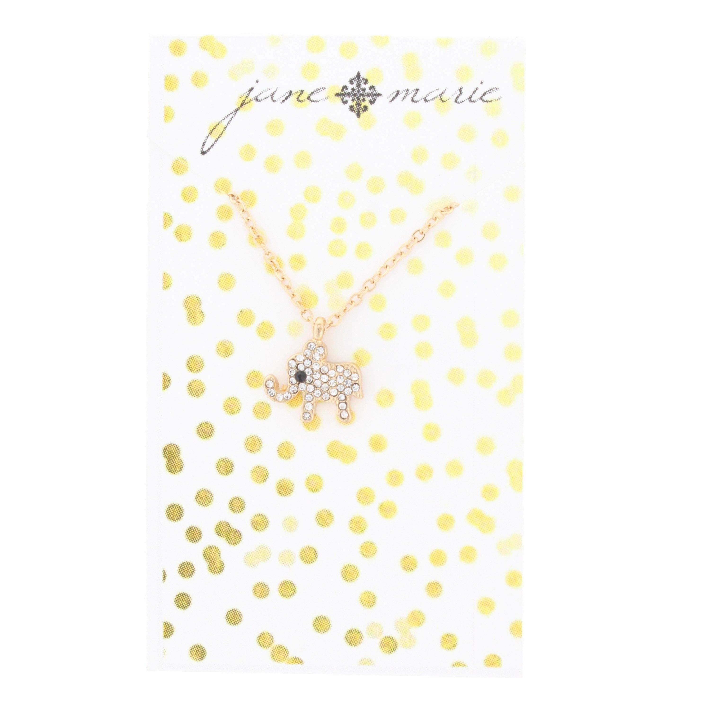 Jane Marie Child's Rhinestone Elephant Necklace-So cute!、mySite、g9winljtr