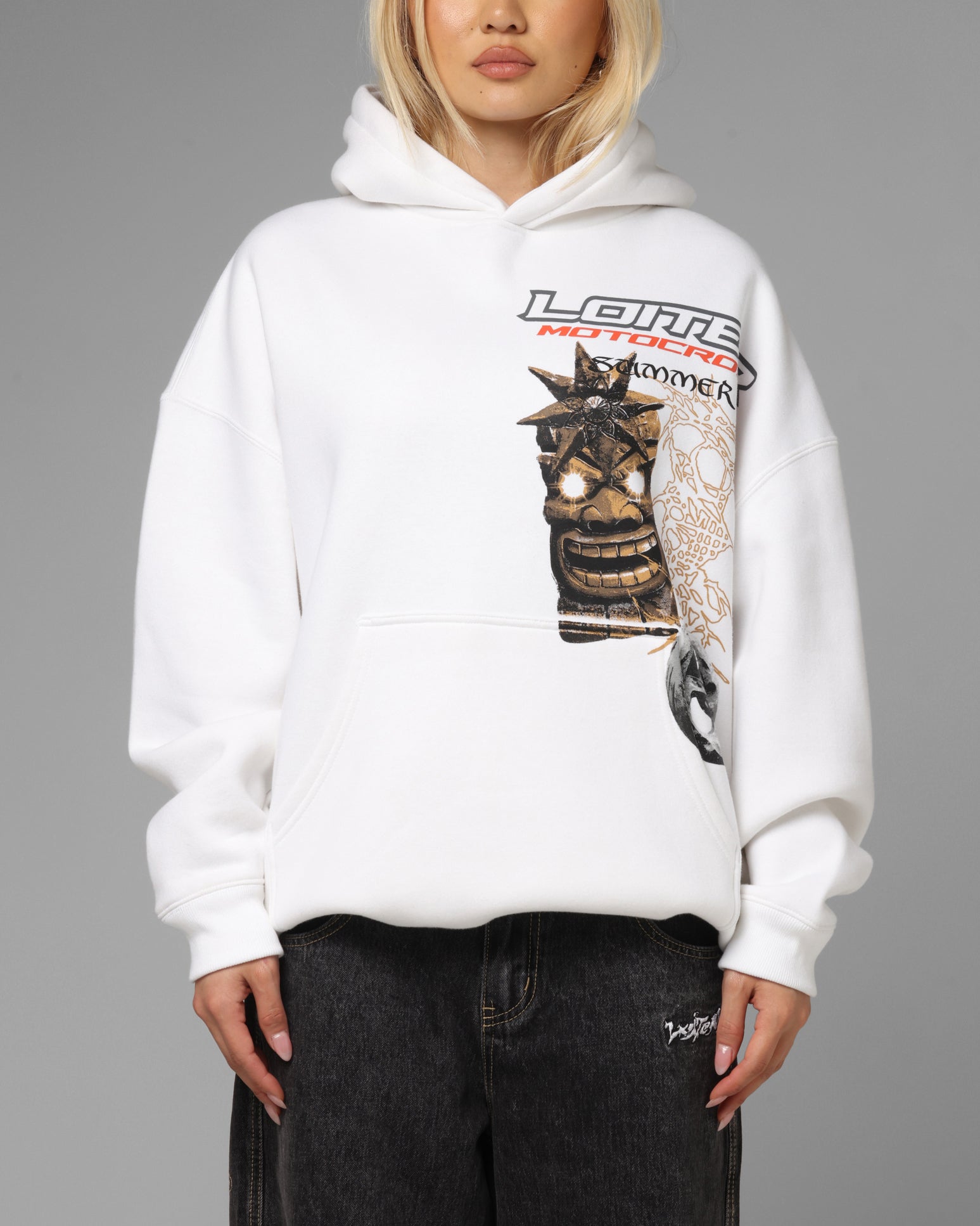 Loiter Summer Motocross Hoodie White、mySite、zt4zffjzw