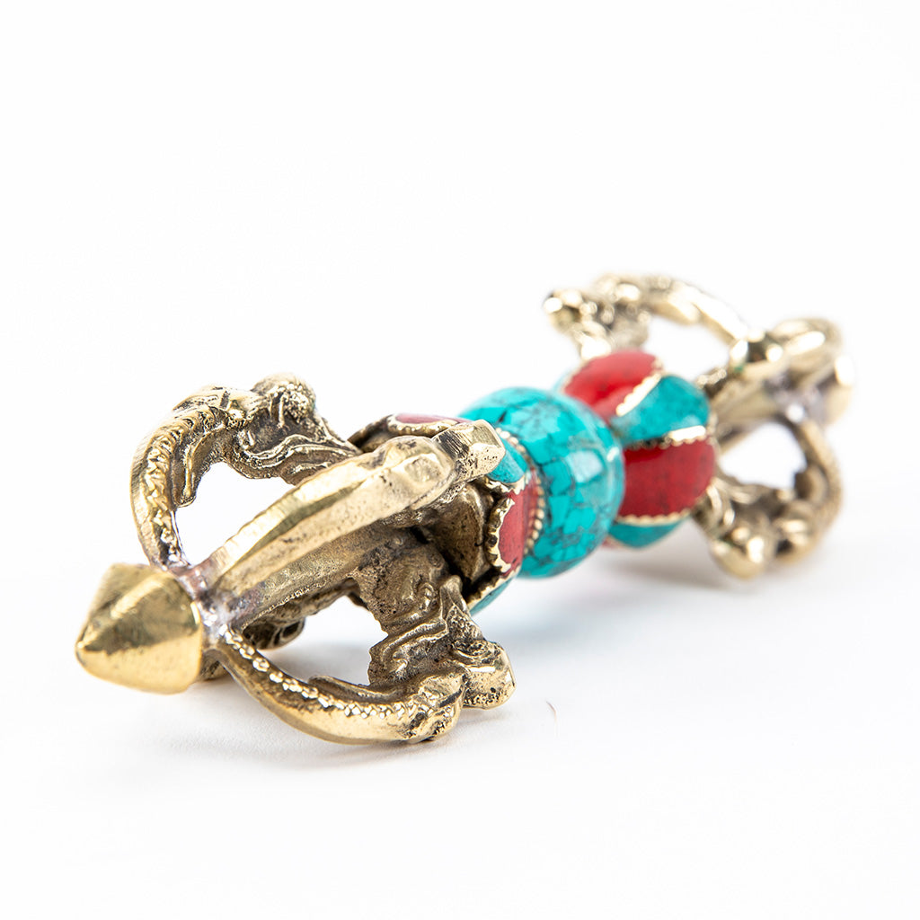 Turquoise & Brass Tibetan Vajra、mySite、topwebapps