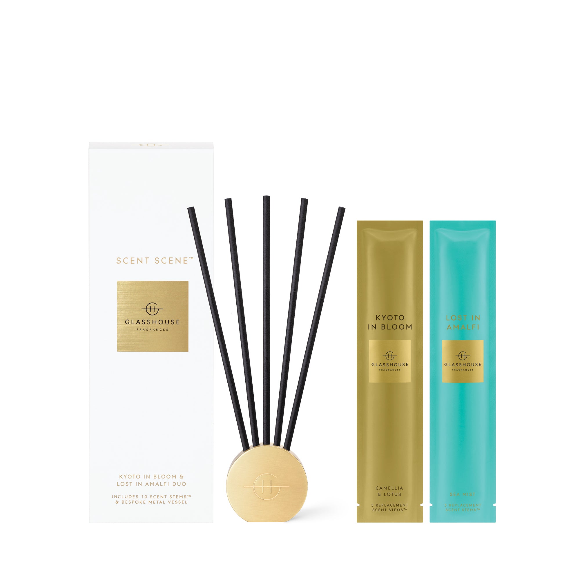  Glasshouse Scent Scene Duo Kyoto in Bloom Camellia & Lotus and Lost in Amalfi Sea Mist、mySite、elrpsem3k