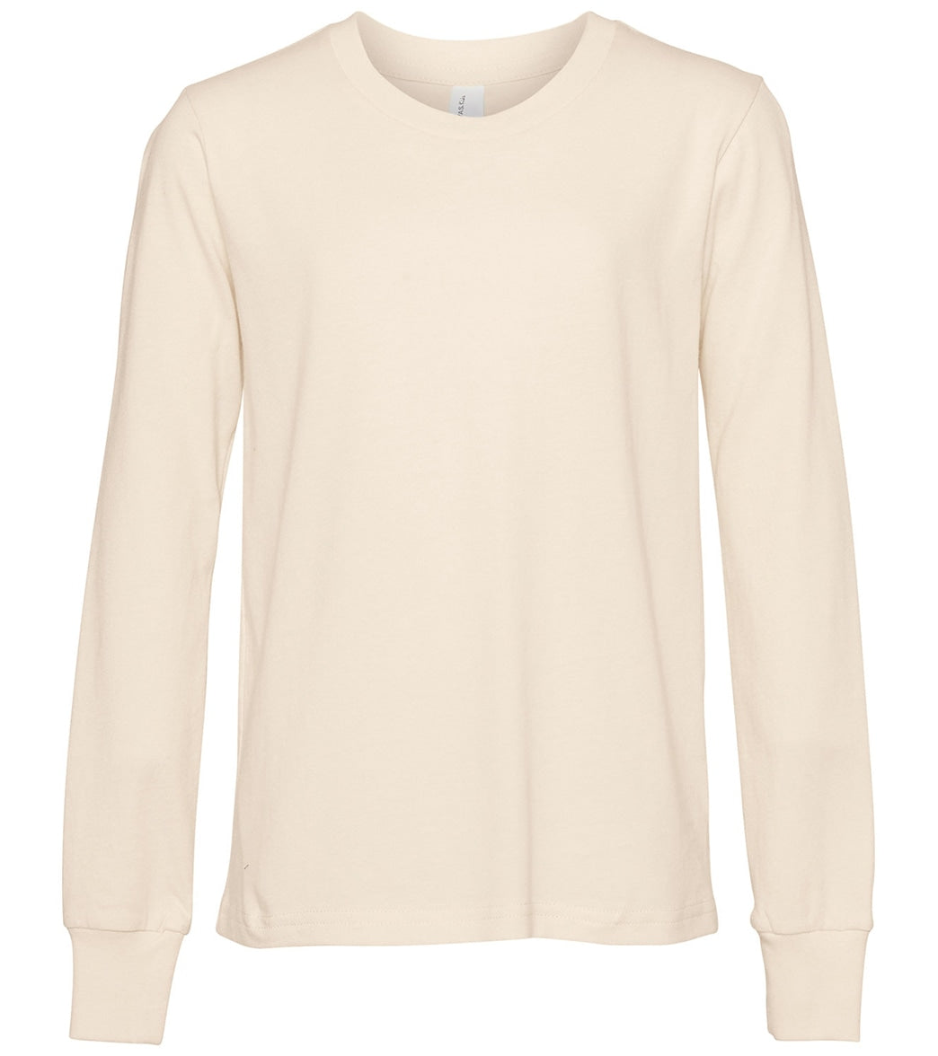 Bella + Canvas Youth Jersey Long Sleeve T-Shirt、mySite、noshort
