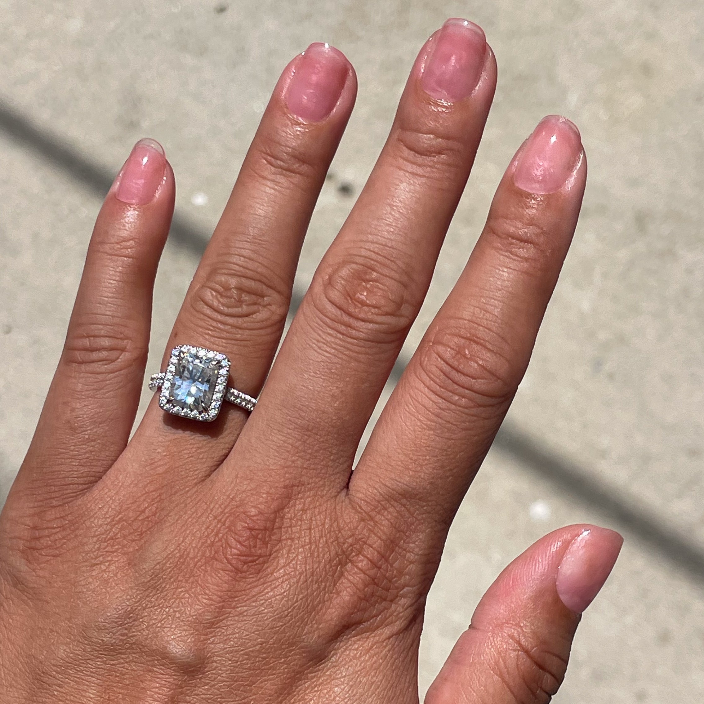 Pink Sands Jelly - Press-On | Extra Short | Squoval、mySite、solidvoid