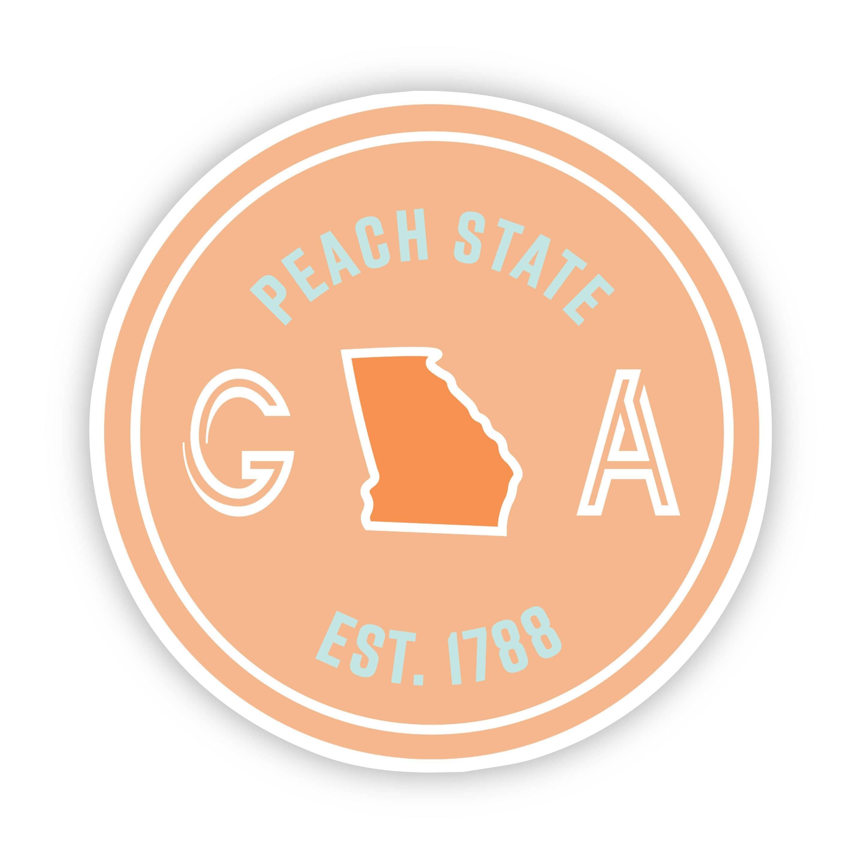 Peach State Georgia Sticker、mySite、elrpsem3k