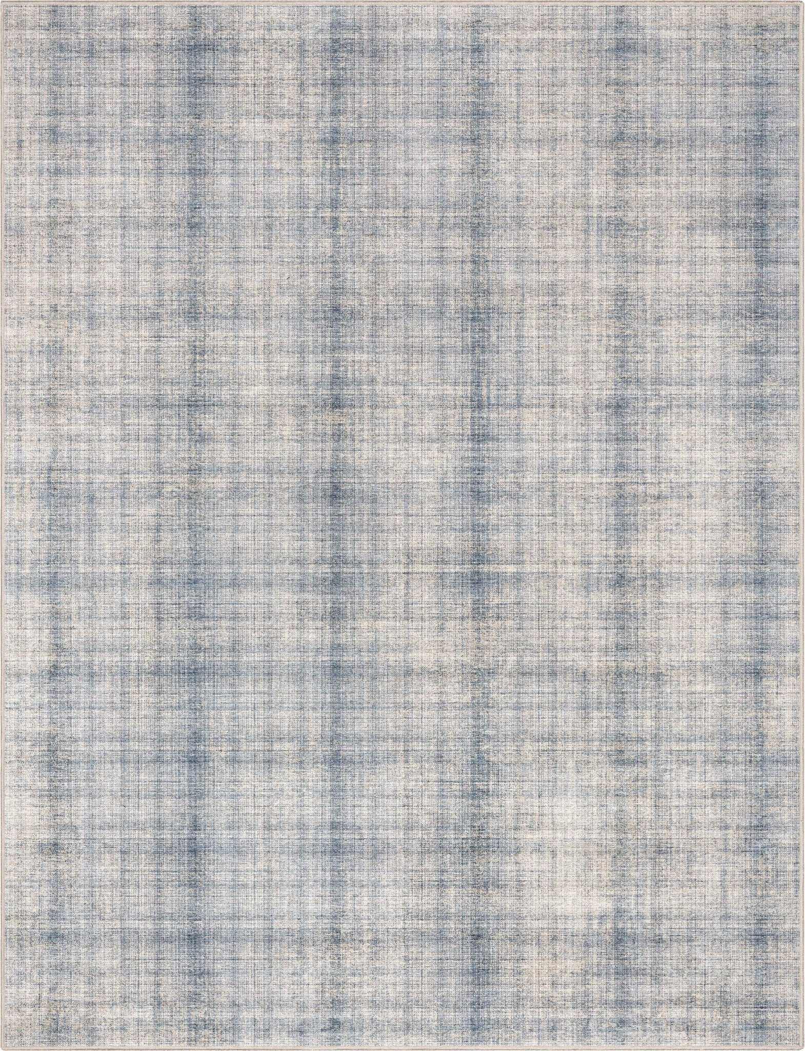 Rio Abstract Plaid Blue Cream Flatweave Rug、mySite、gigharbornorthrealestate