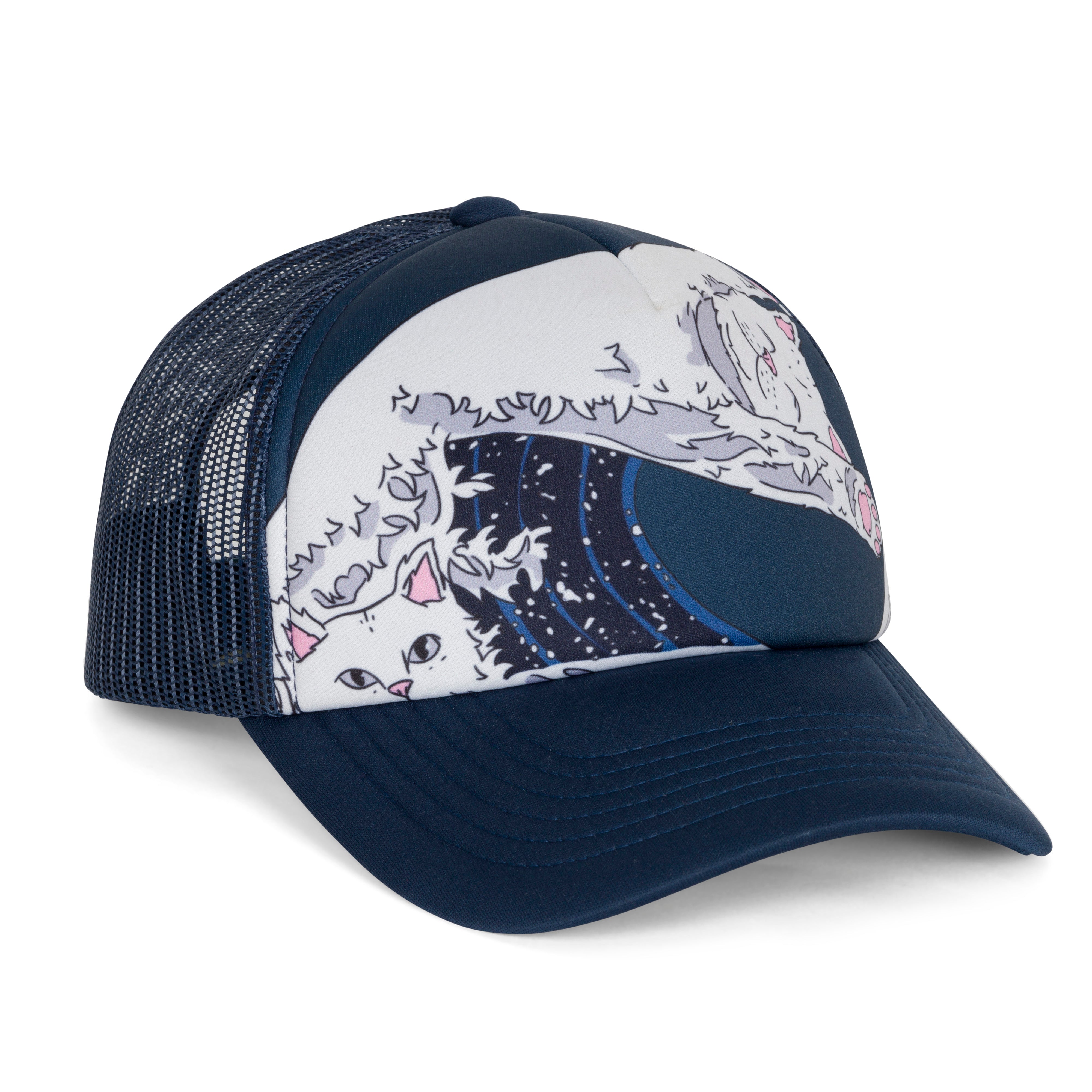  Great Wave Trucker Hat (Slate)、mySite、merchandisen