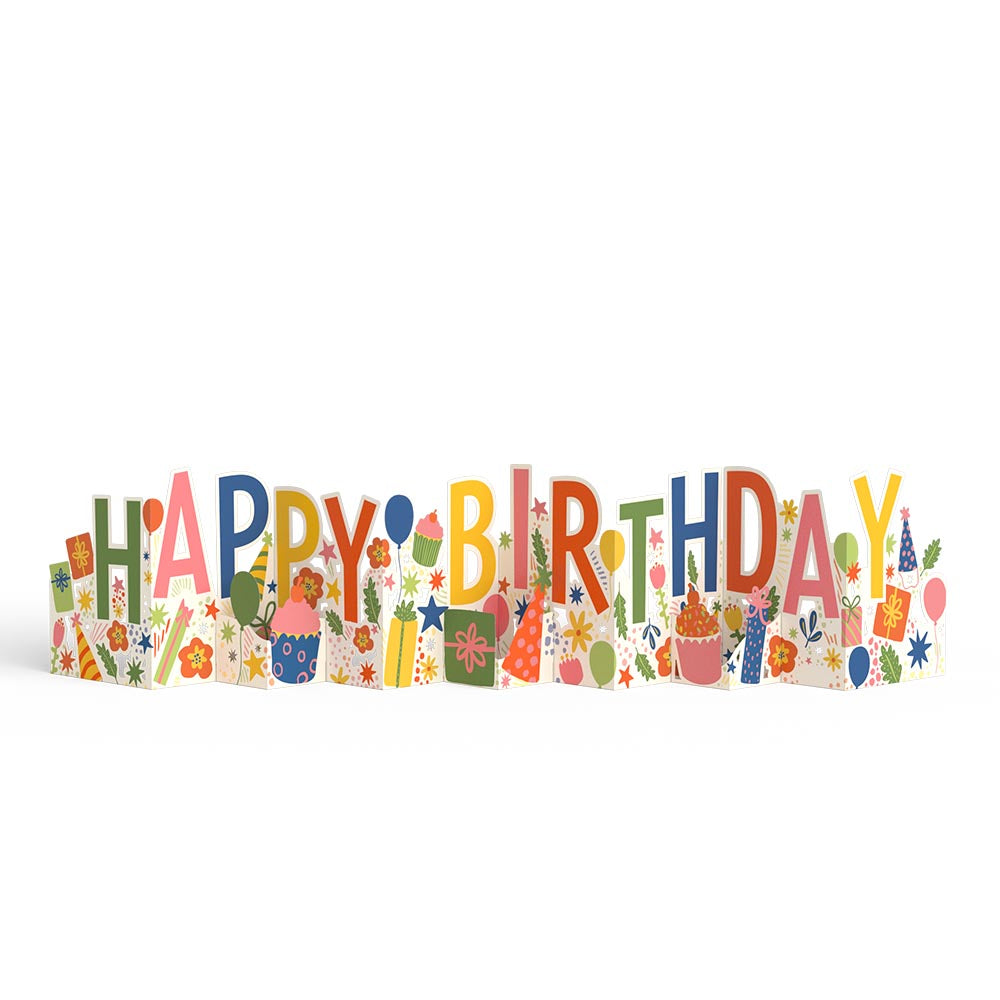 Happy Birthday Loooooong Card™ (Expands to 2 feet)、mySite、solidvoid
