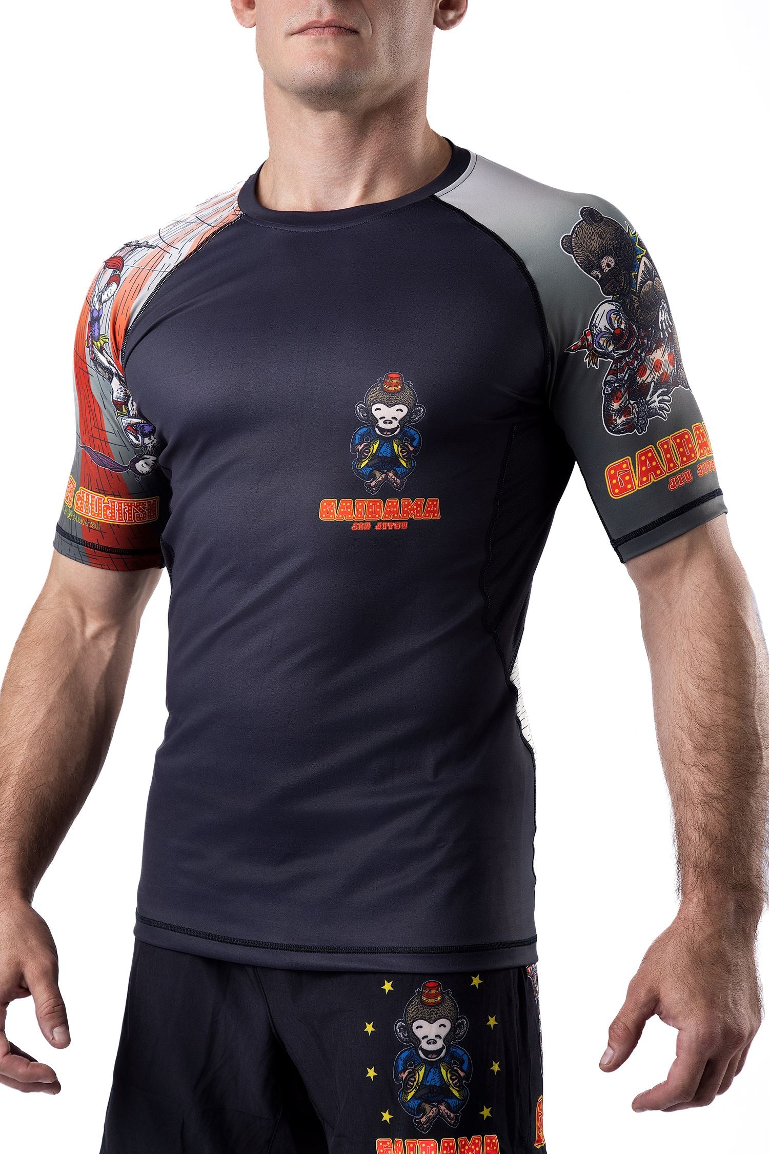 Men's Cirque du Jiu Jitsu Rashguard - Short Sleeve、mySite、gigharbornorthrealestate