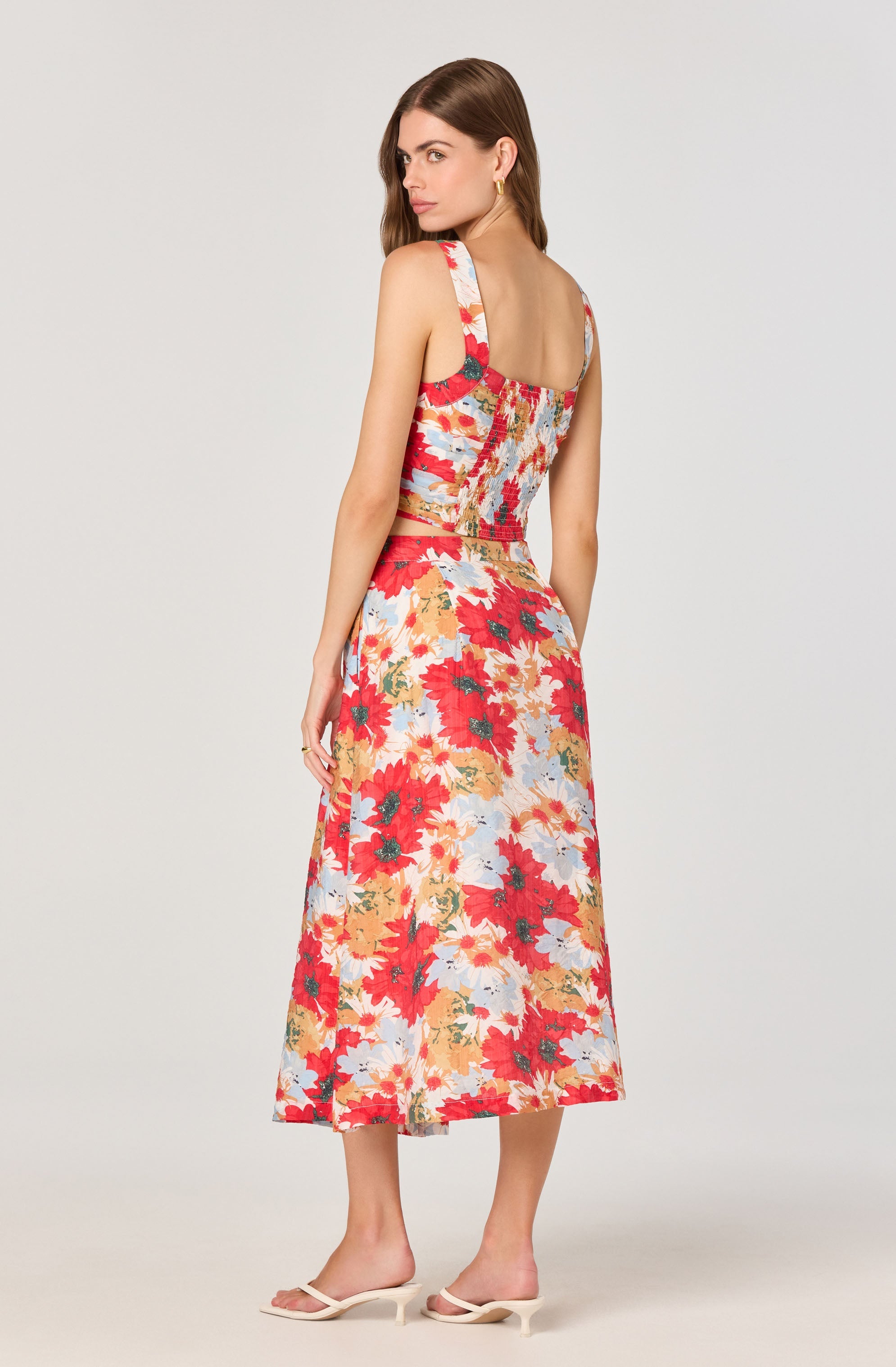 Ruched Bustier Crop Top、mySite、solidvoid